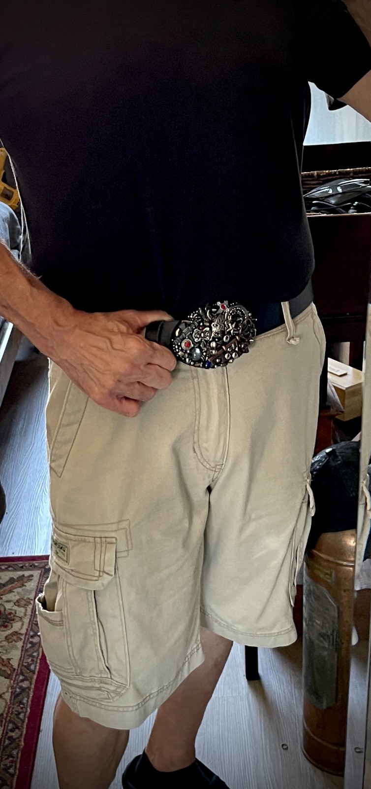 « Salvaged Kingdom » Ind. OOAK Mixed Metal Artisan Belt Buckle – Darren McNeese