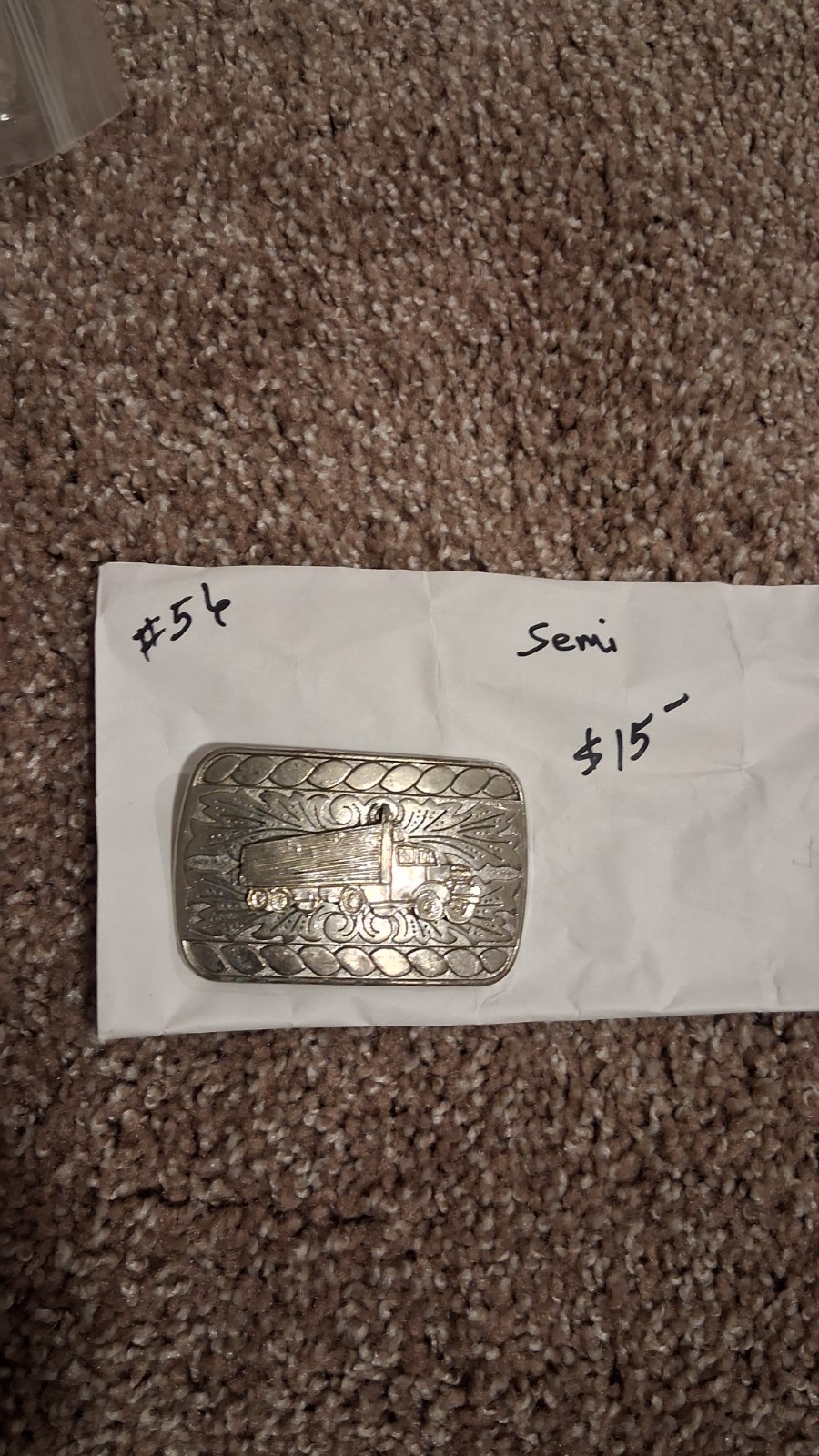 Assorted Belt Buckle Bronze/Silver Oval/Rectangular Graphic Print