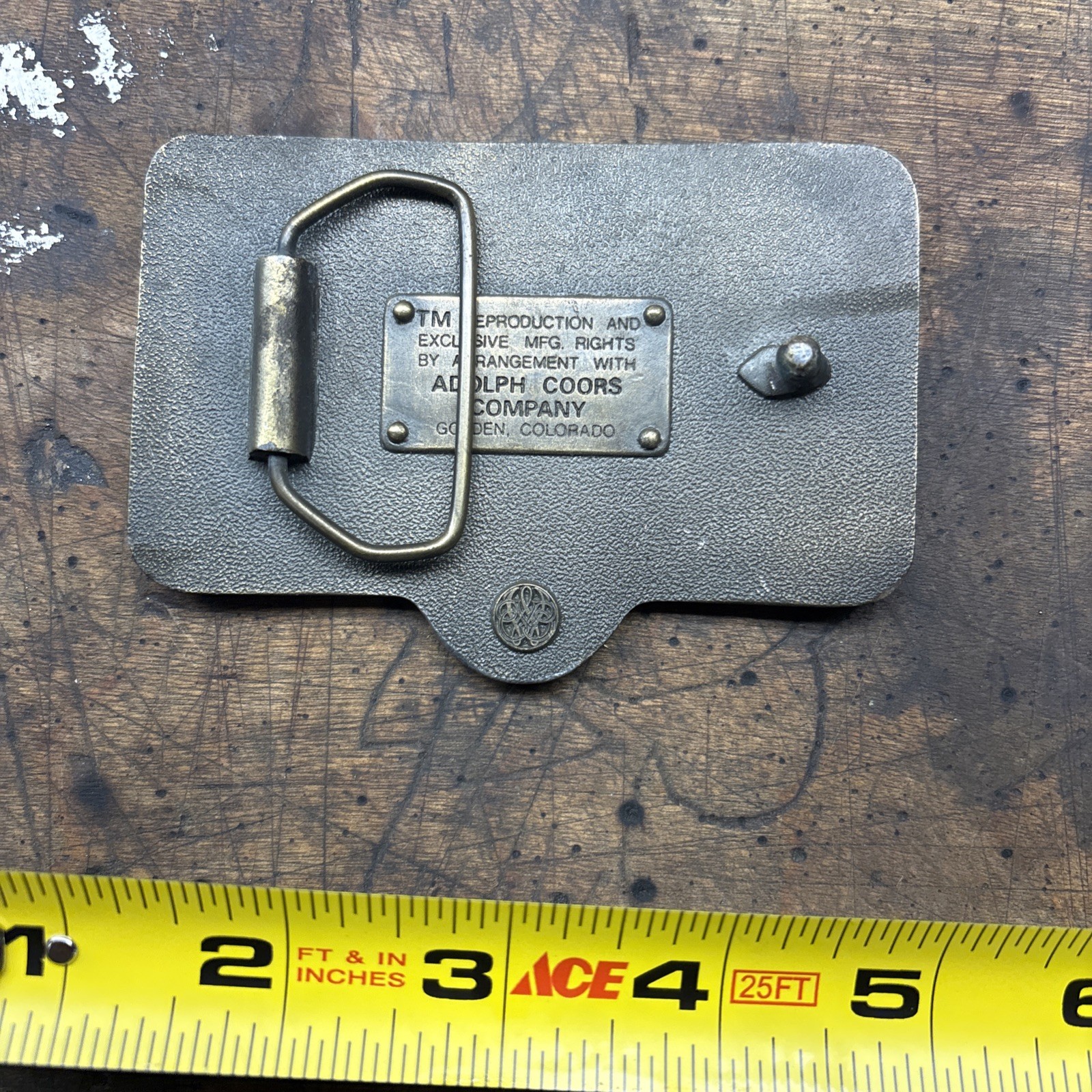 Vintage Coors Banquet Beer Adolph Coors Company Colorado Country Belt Buckle