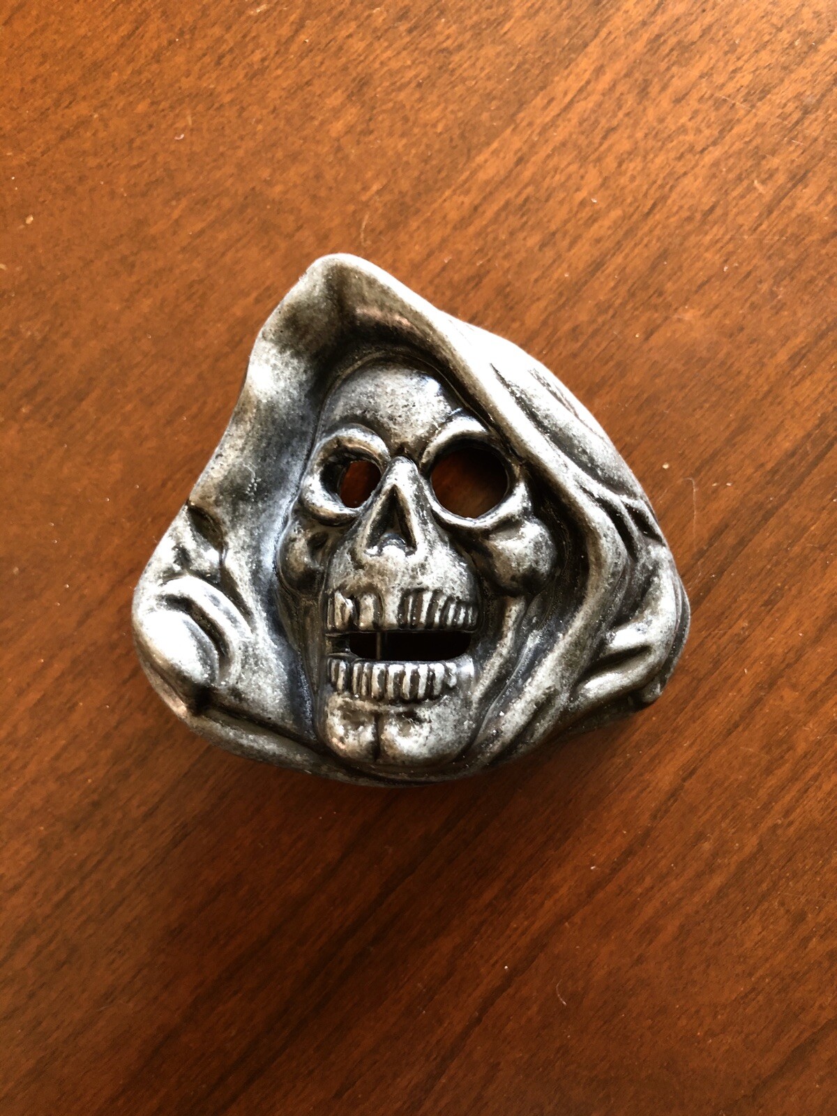 Scary Grim Reaper Skull Head Evil Skeleton Metal Unisex Men’s Belt Buckle