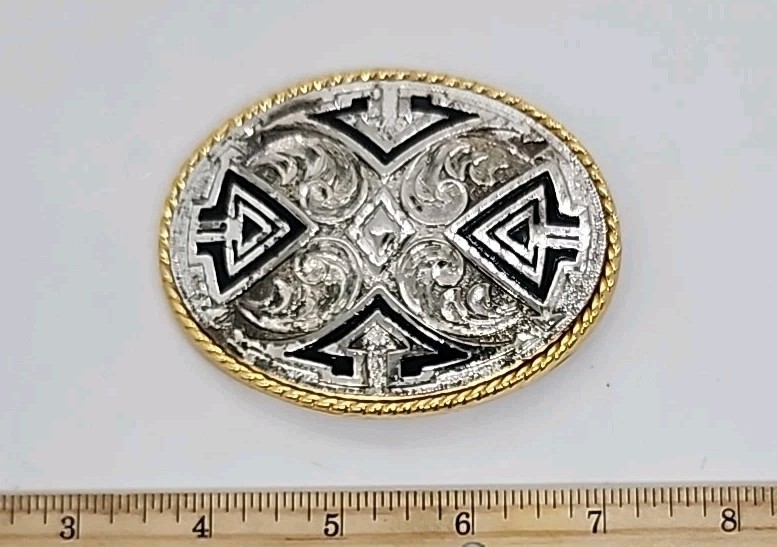 Vintage Belt Buckle, NATIVE AMERICAN SOUTHWESTERN Ivan Taiwan