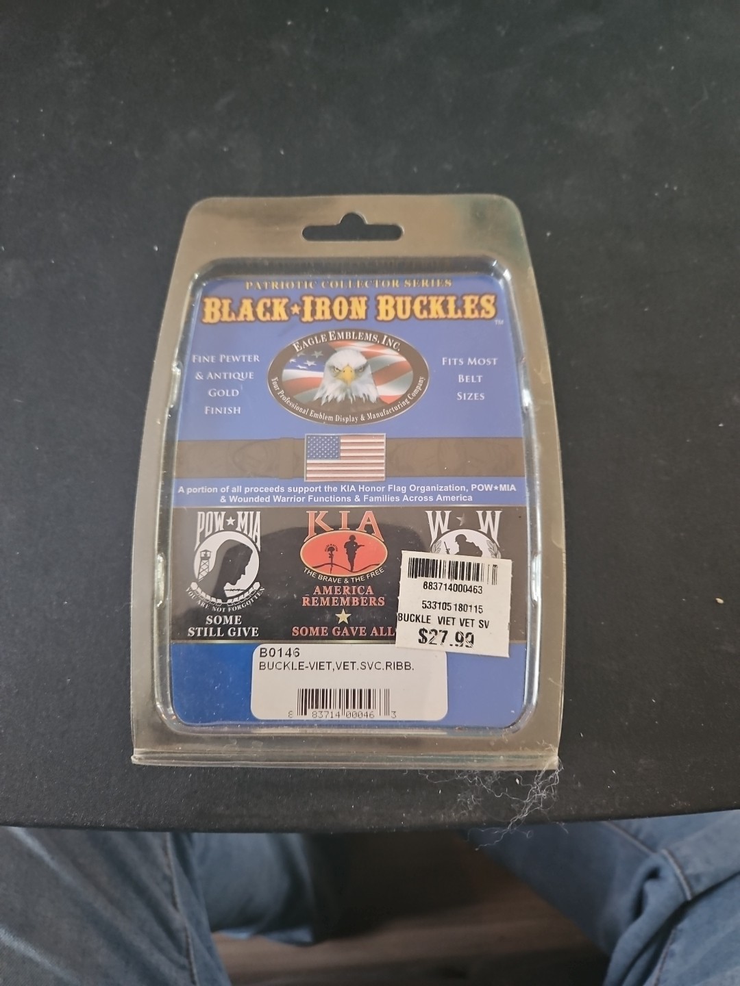 Black Iron Buckles Vietnam Veteran Great Looking Antique Finish Belt Buckle …