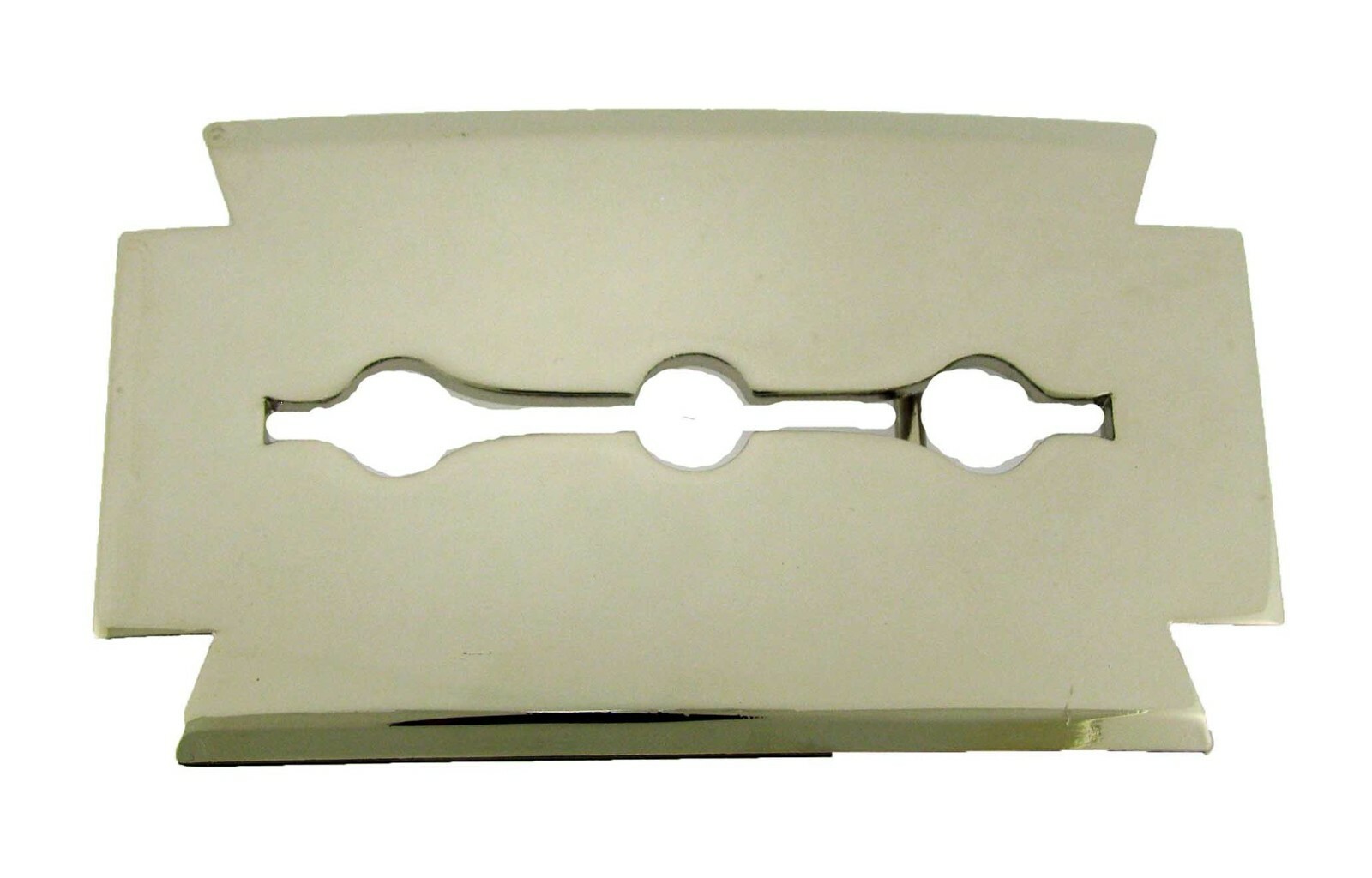 Razor Blade Belt Buckles Barber Shop Hairdresser Hair Stylist Tool Silver Chrome