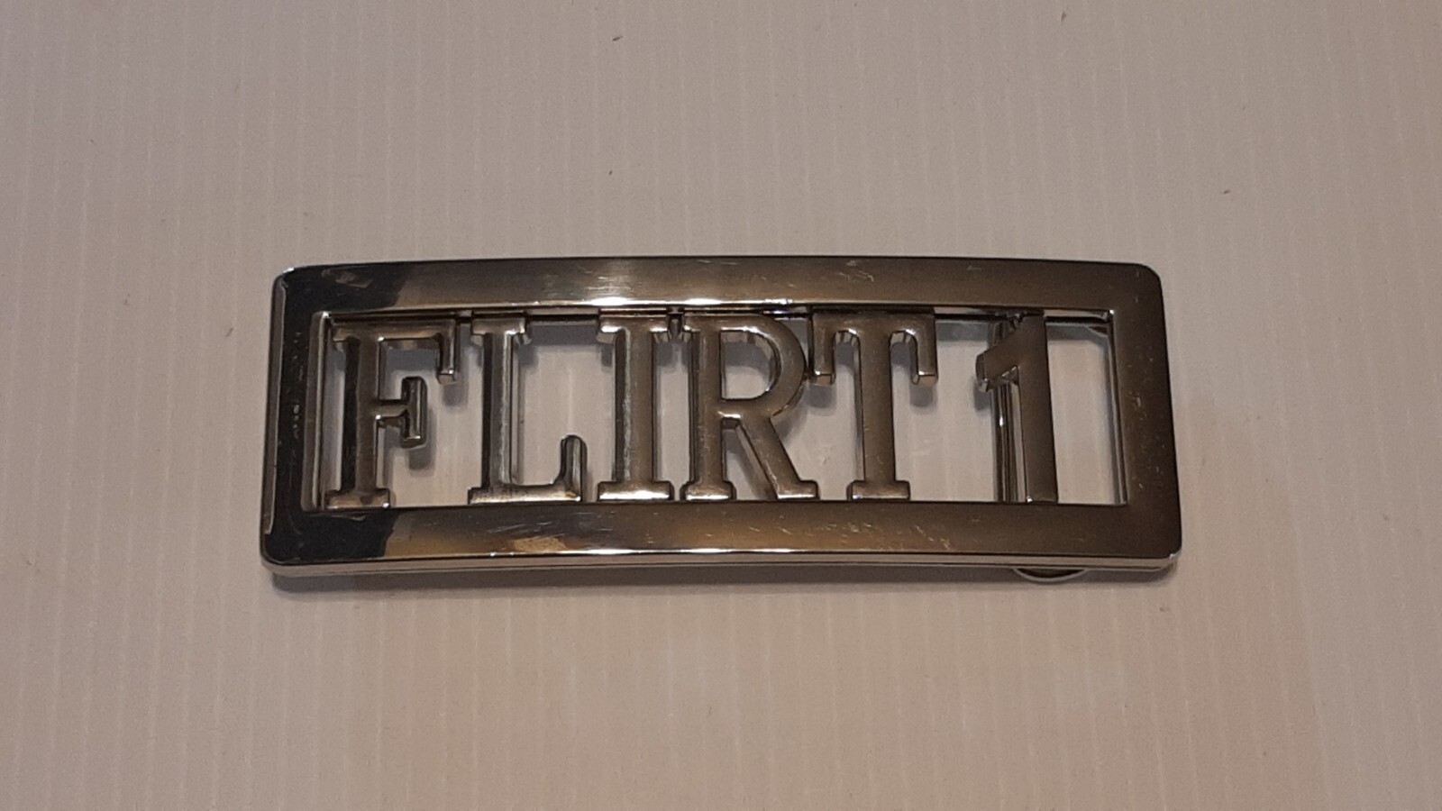 FLIRT 1 CUSTOM Belt Buckle-Put ANY LETTERS &/OR NUMBERS on Buckle