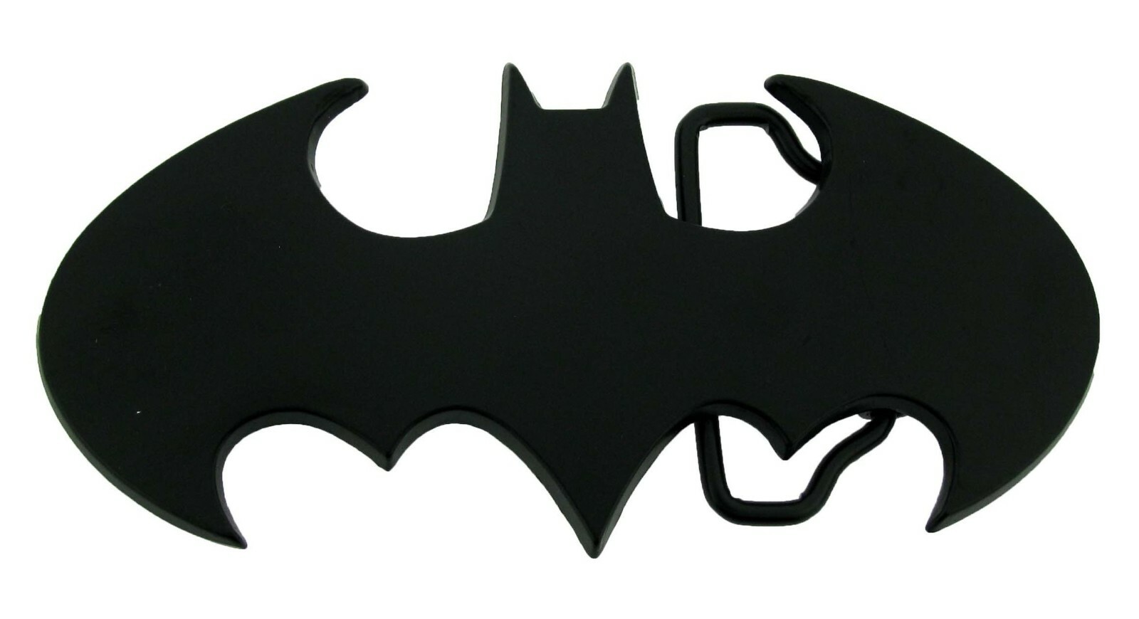 Batman belt buckle Halloween Costume DIE CUT JET BLACK DC Comics Men AUTHENTIC