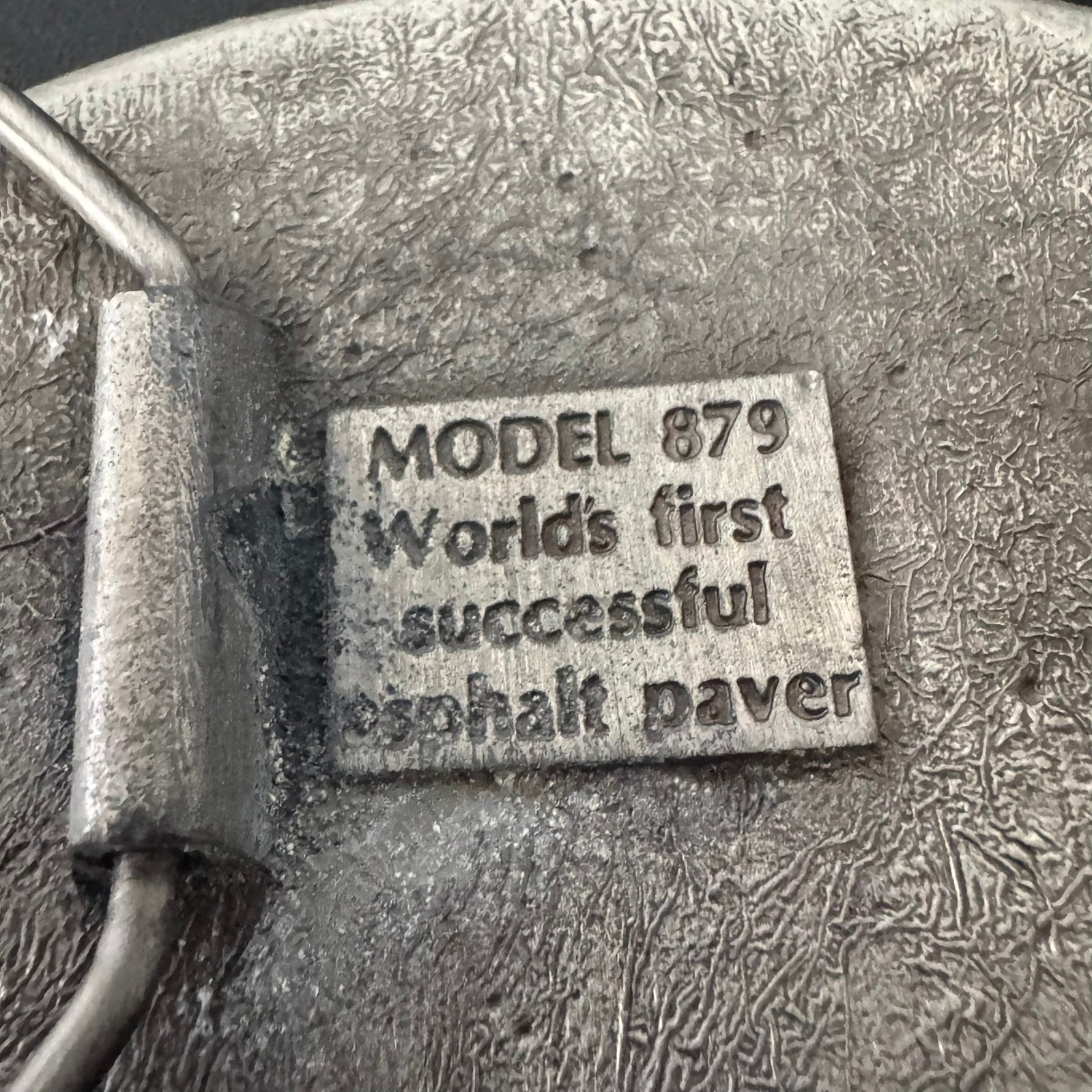 Vintage Barber Greene Model 879 Asphalt Paver Belt Buckle The Original
