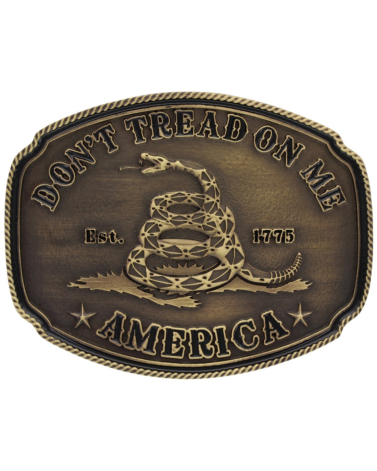 Montana Silversmiths Men&rsquo;s Men'S American Gadsden Don'T Tread On Me –