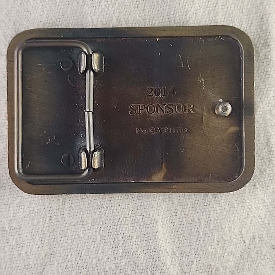 Belt Buckle Freedom Is Not Free 3D Eagle Stars Stripes Patriot 2014 Sponsor