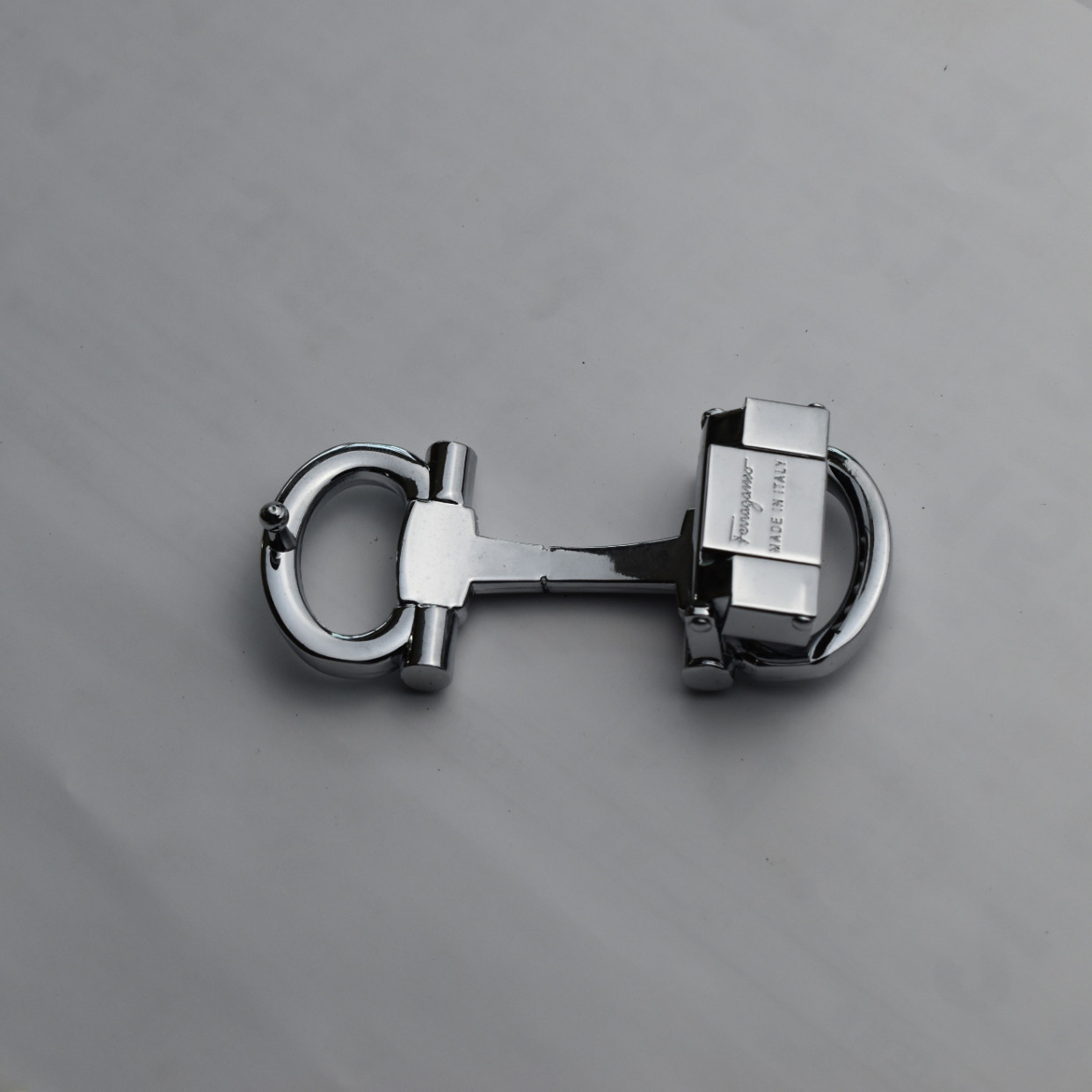 Salvatore Ferragamo Alloy Belt Buckle Silver for 3.5cm leather strap Unisex