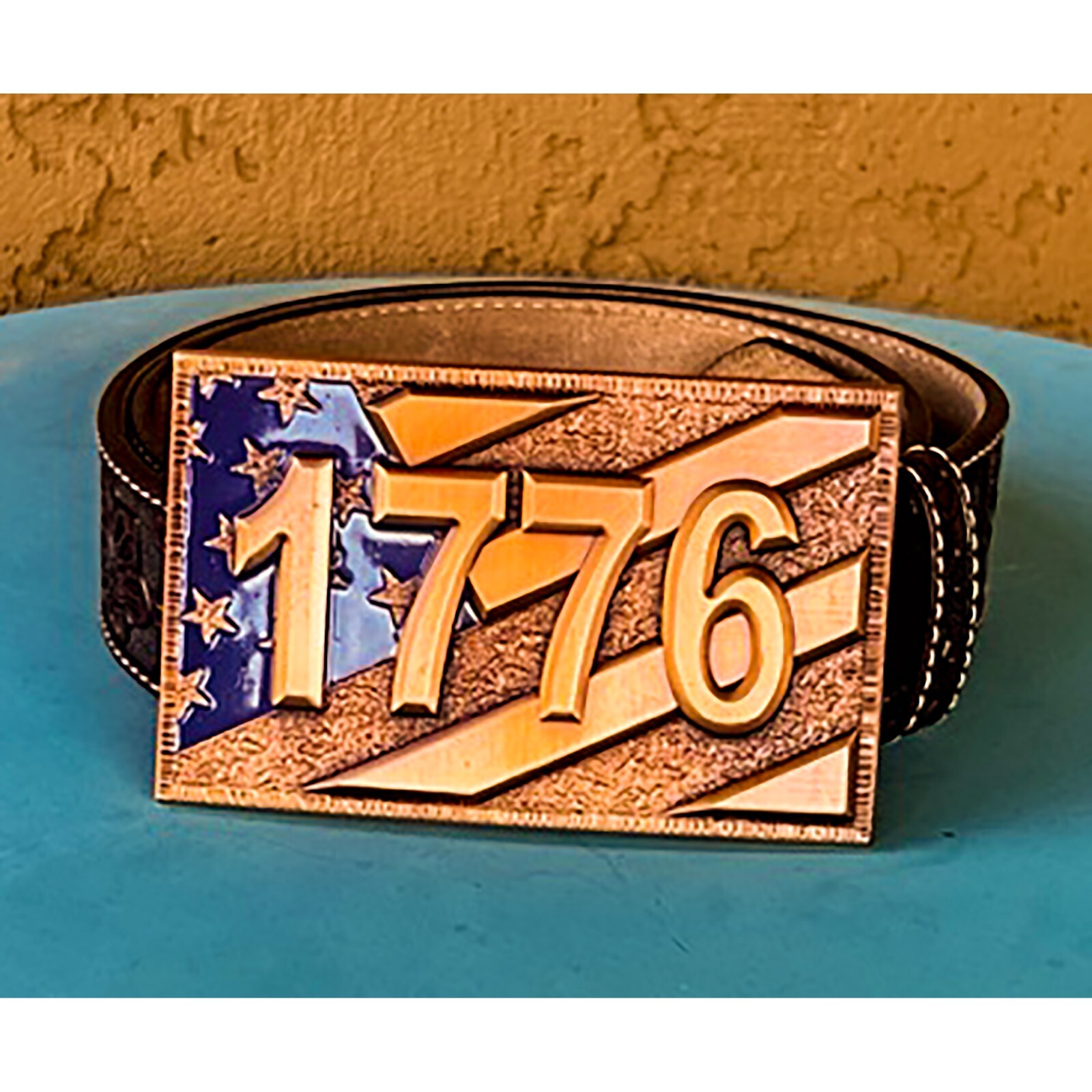 1776 Antique Copper Belt buckle