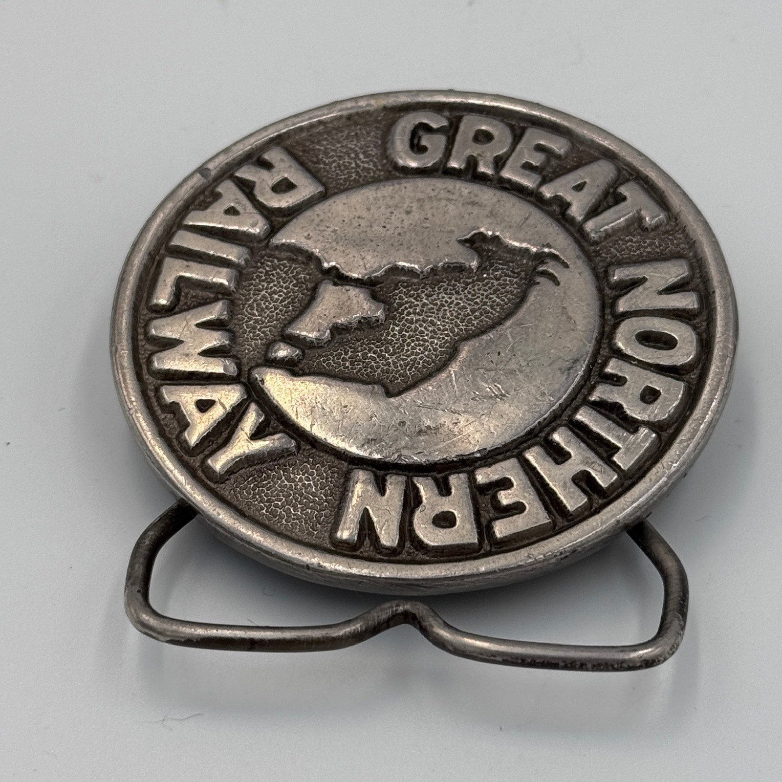 Vintage 1976 Great Northern Railway Belt Buckle Jimm Watson A-40 Made in USA