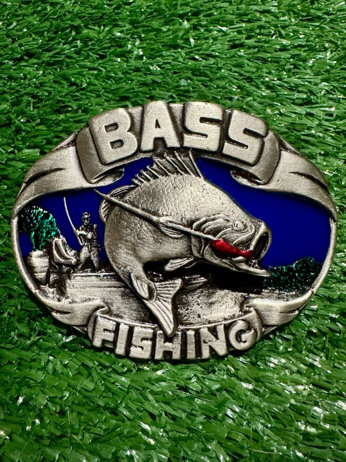 Bass Fish Fishing Fisherman Men&rsquo;s Belt Buckle