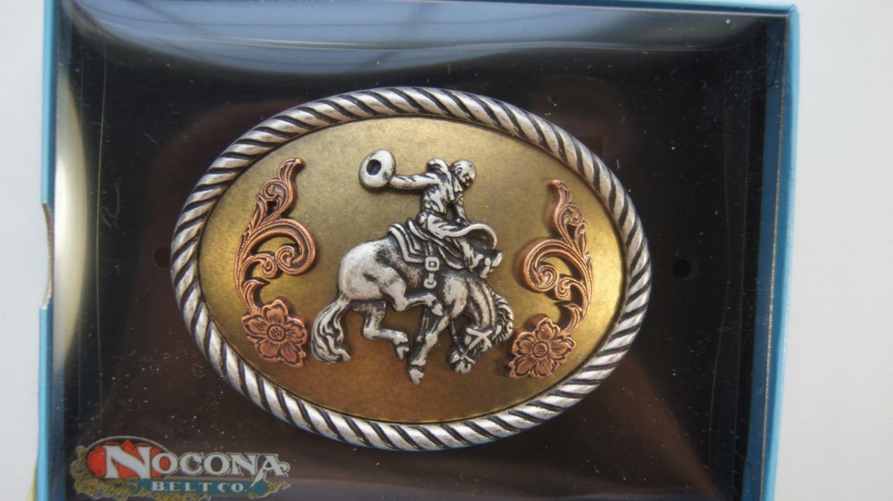 Nocona M&F Western Belt Buckle Saddle Bronc Rider 37014