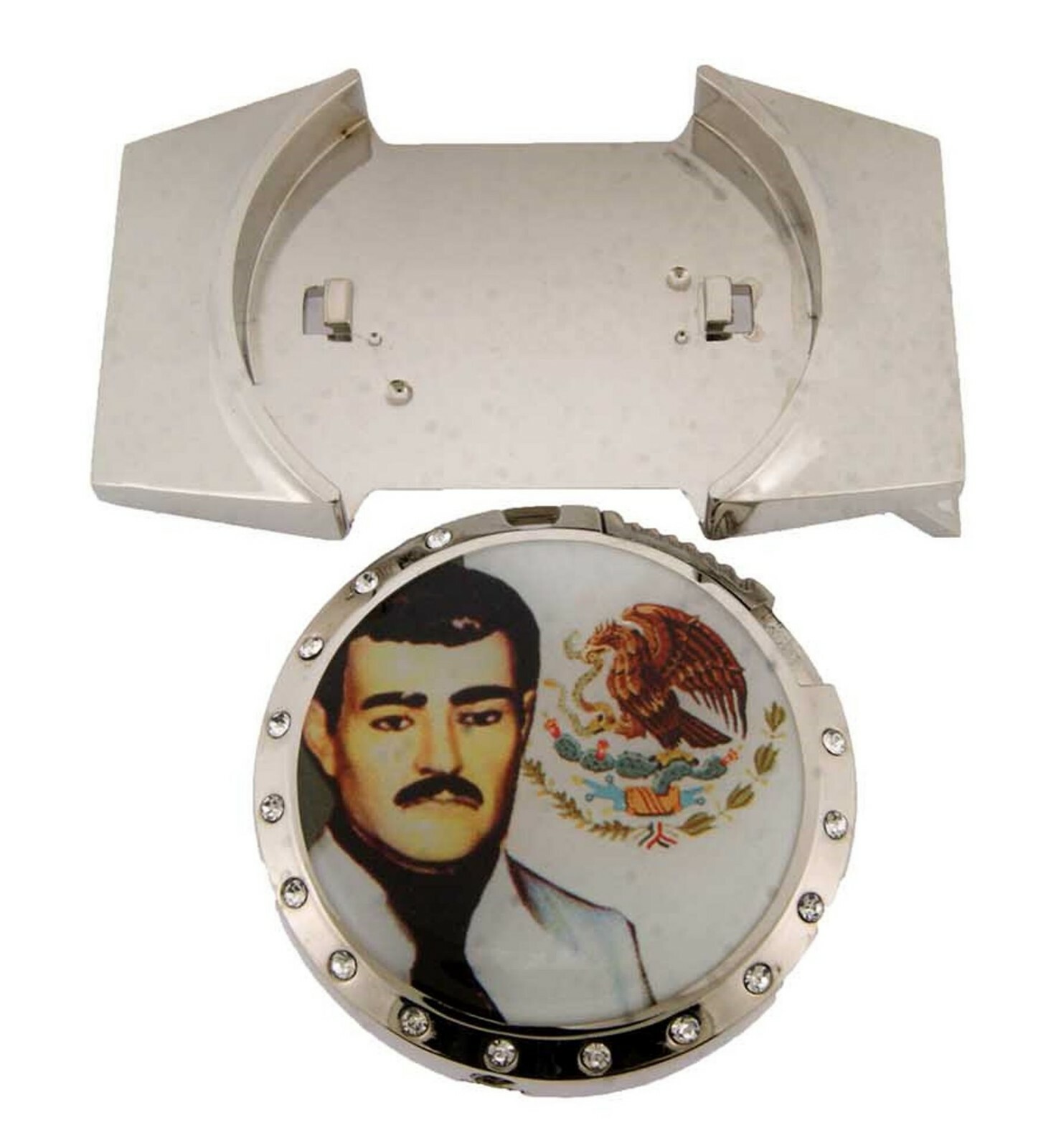 Men Women Western Rodeo Cowboy Belt Buckle Flag Mexico Silver Metal Fashion New