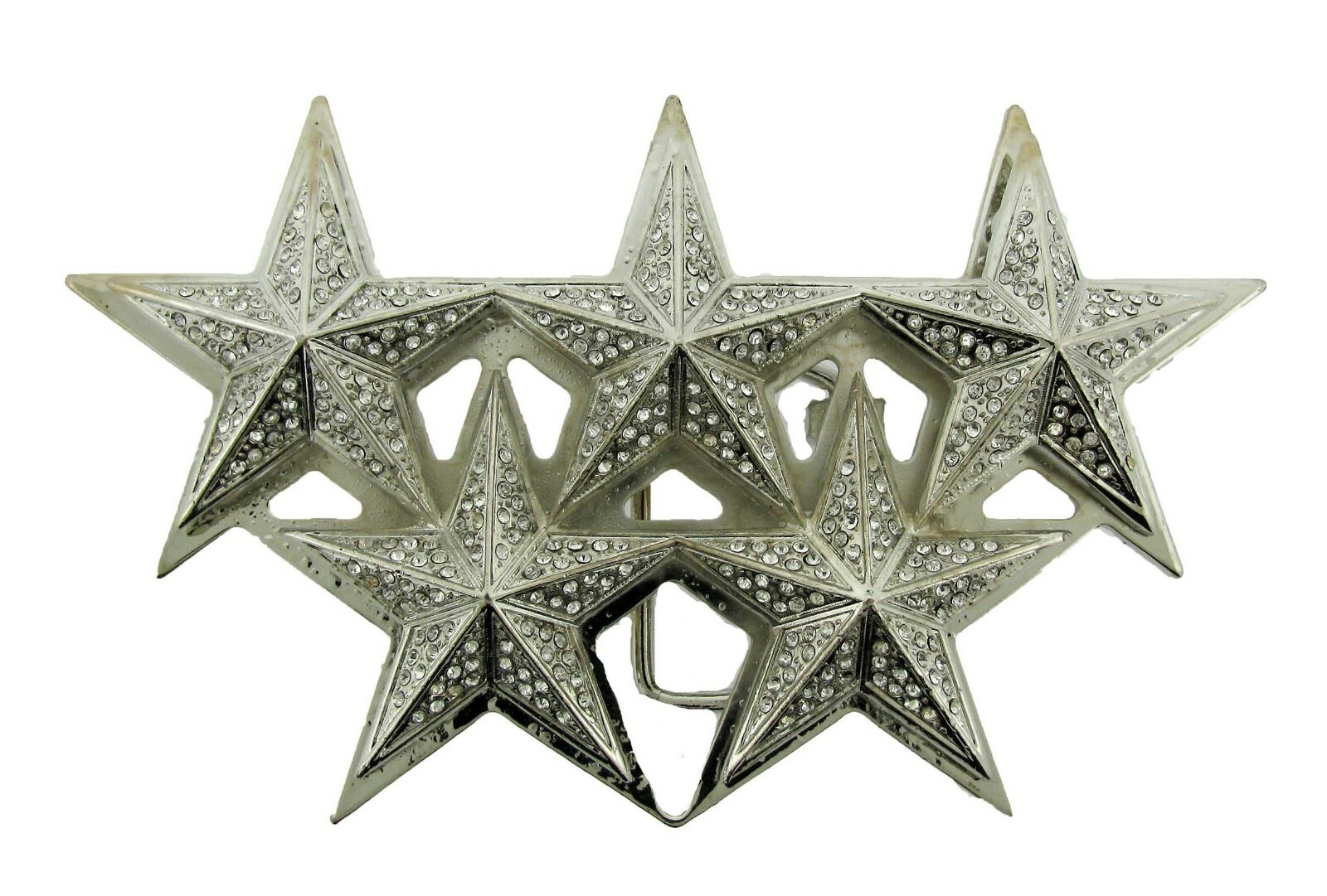 Star Belt Buckle rhinestone sheriff Texas Cowboy girly cowgirl western rodeo new