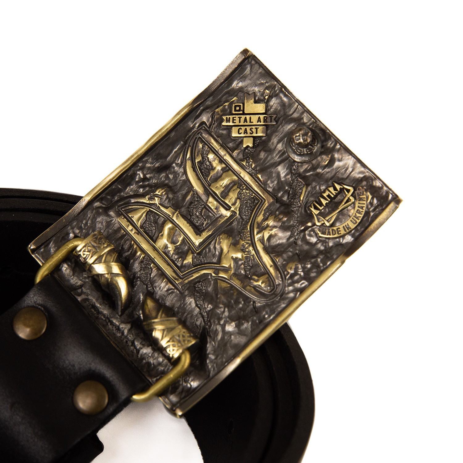 Iron Wolf brass belt buckle, Vikings wolf, Norse pagan celtic accessory