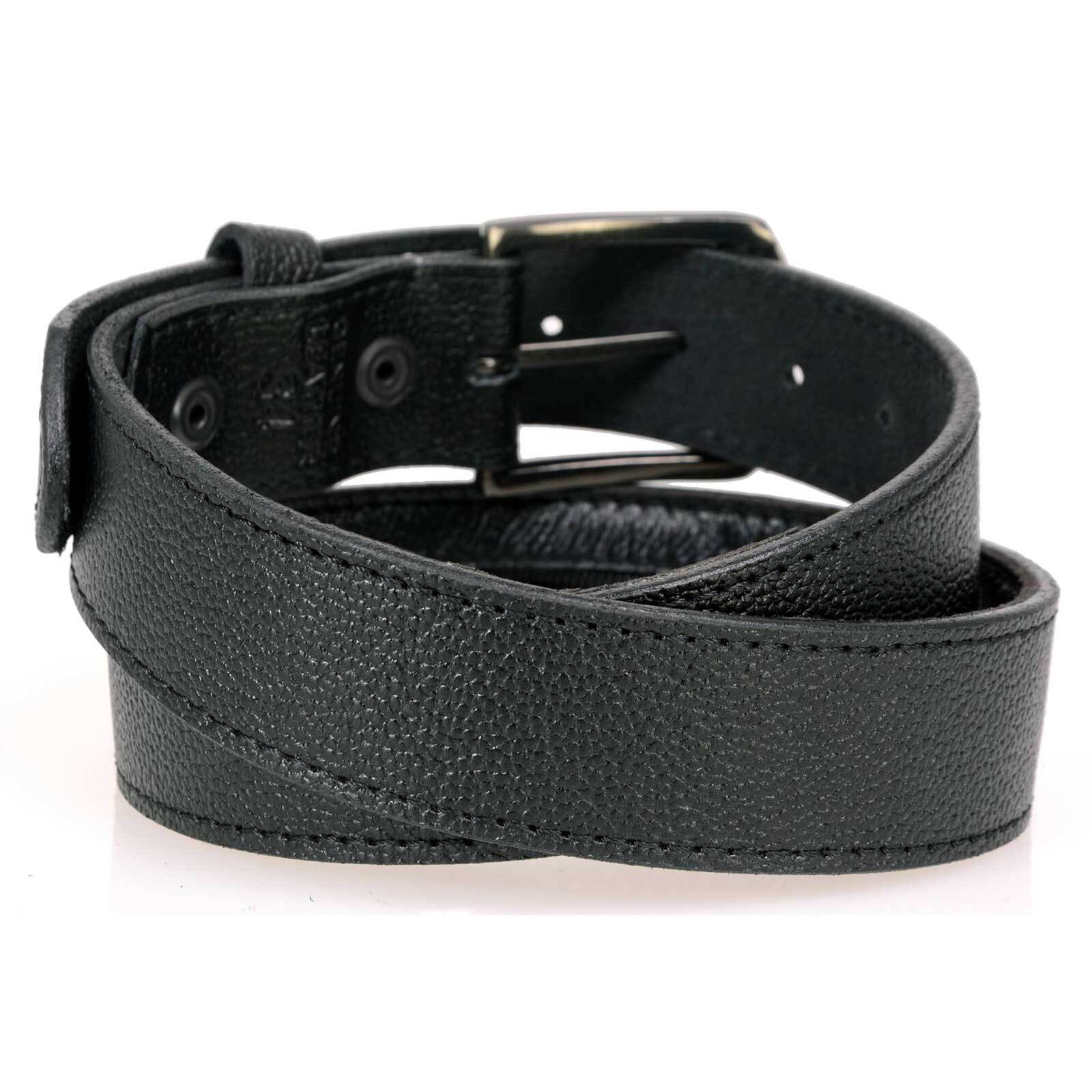 Milwaukee Leather MP7150 Men&rsquo;s Black Genuine Cowhide Leather Money Belt W/Secure
