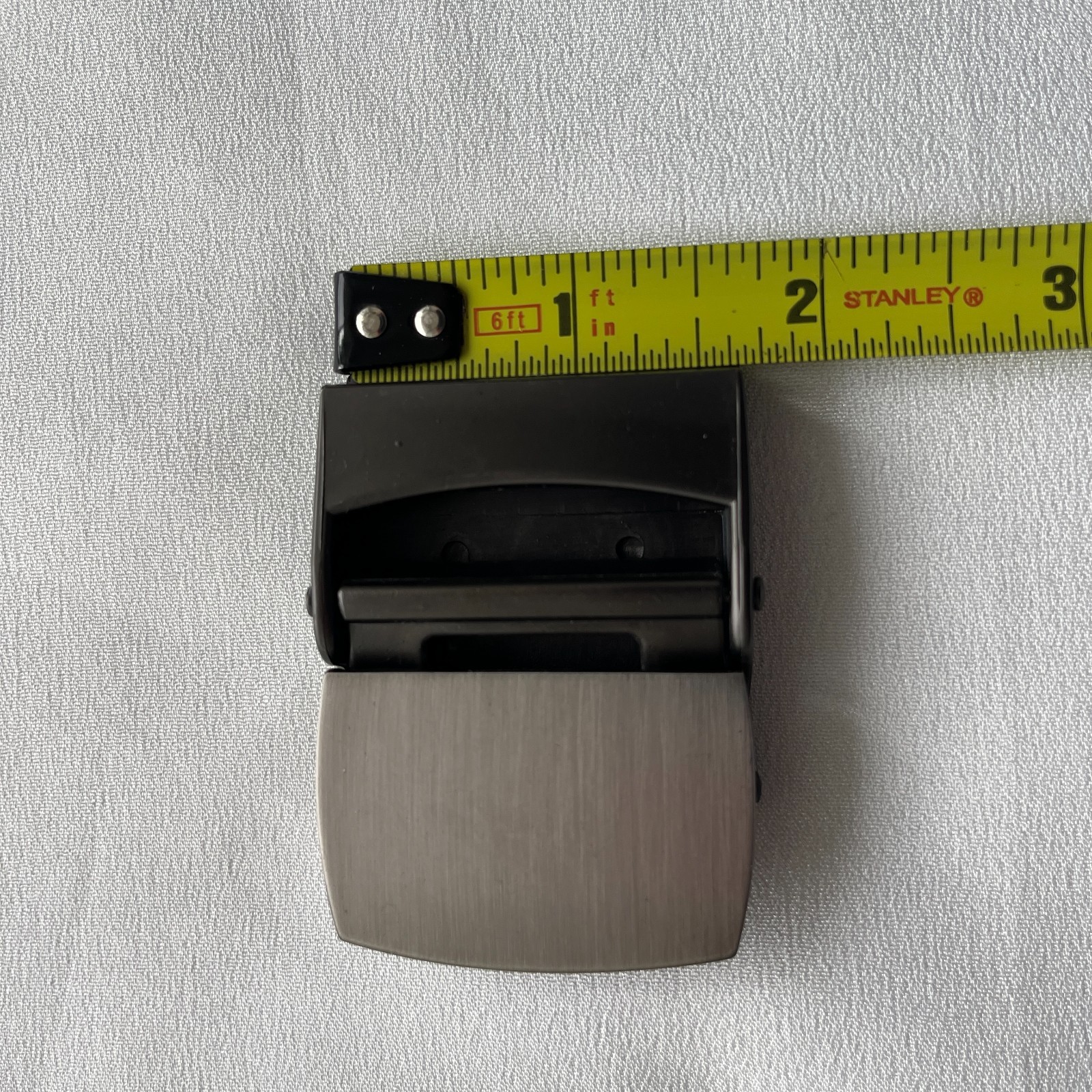SUOSDEY Tactical Belt Metal Buckle 1.5&Prime; C-Black-Silver Heavy Duty Replacement