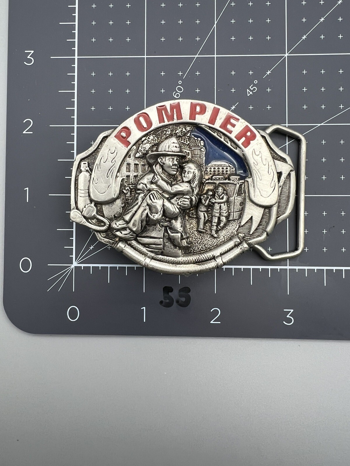 Pompier Fire Fighter Belt Buckle Fire Department (55)