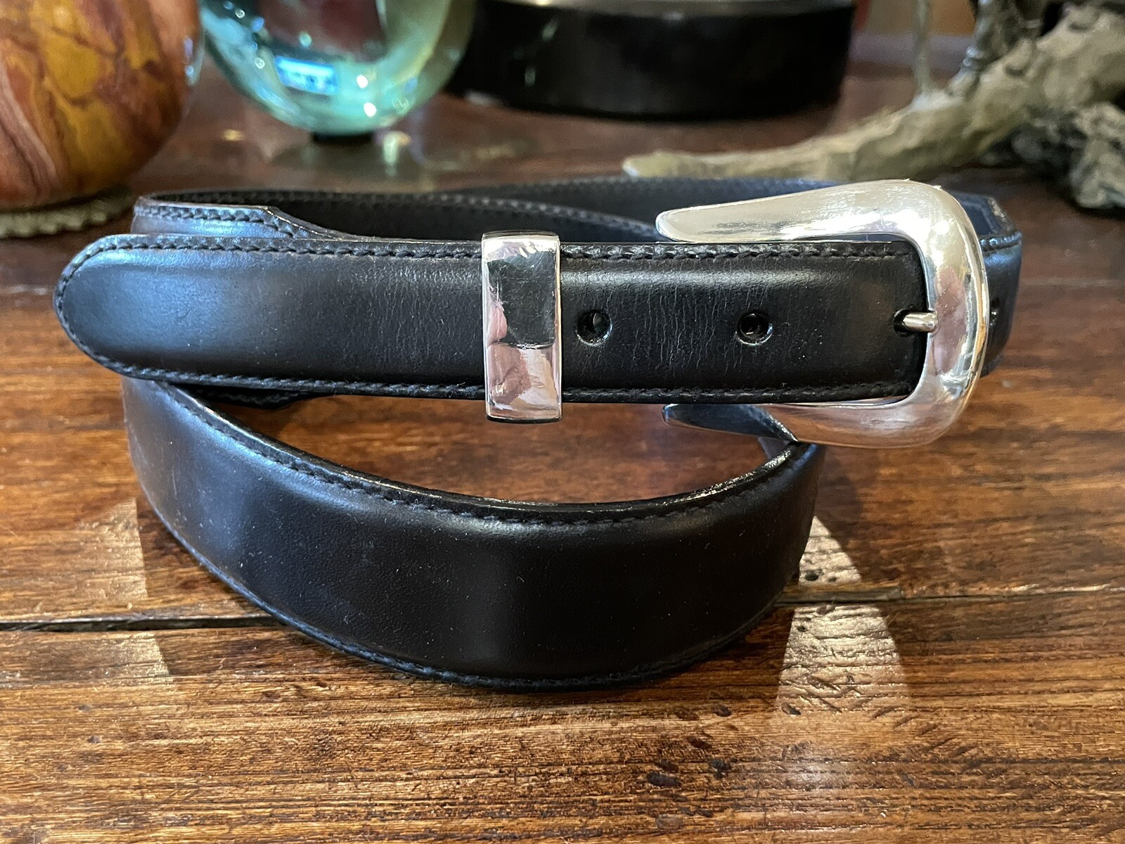 Douglas Magnus James Reid Dgn Sterling Silver Belt Buckle NuBelt 37-38”✅