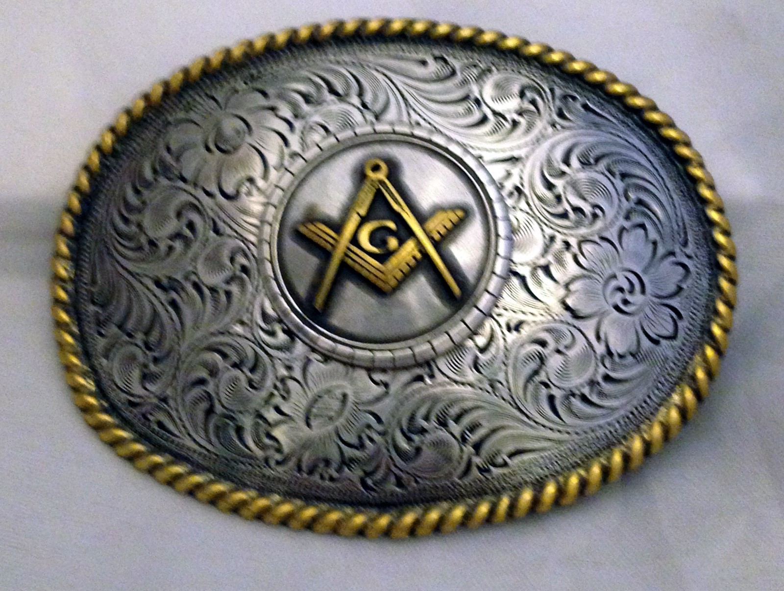 Masonic Western Style Buckle