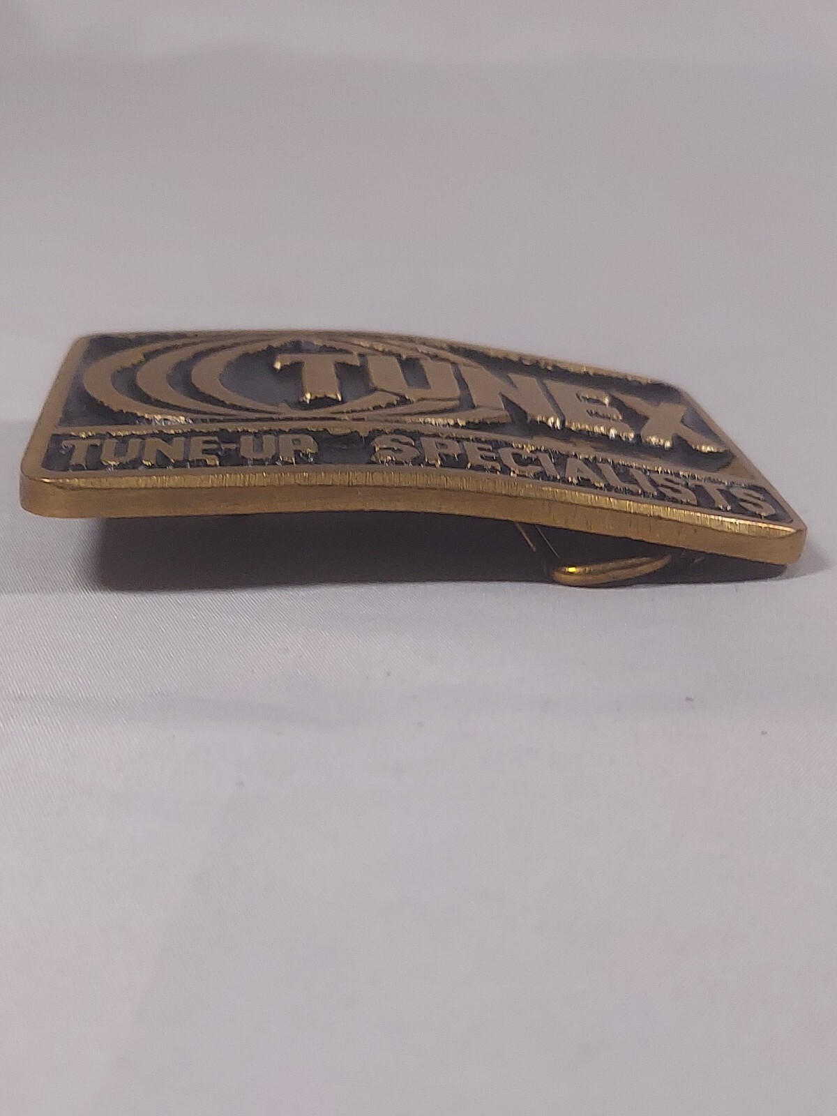 Dynabuckle Brass TUNEX Transmission Belt Buckle Large Cast Metal