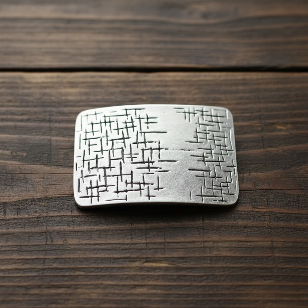 Modern Metal Belt Buckle Rectangle – Clear, Strong and Expressive