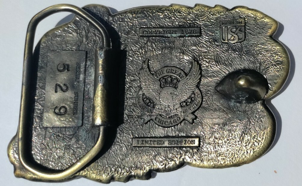 Limited Edition « I&rsquo;d Rather Be Hunting » Buckle Great American Buckle Co. #529