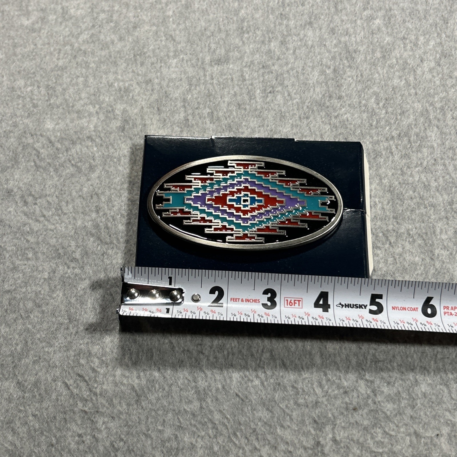 VTG 90s Southwestern Native American Style Belt Buckle – In Box