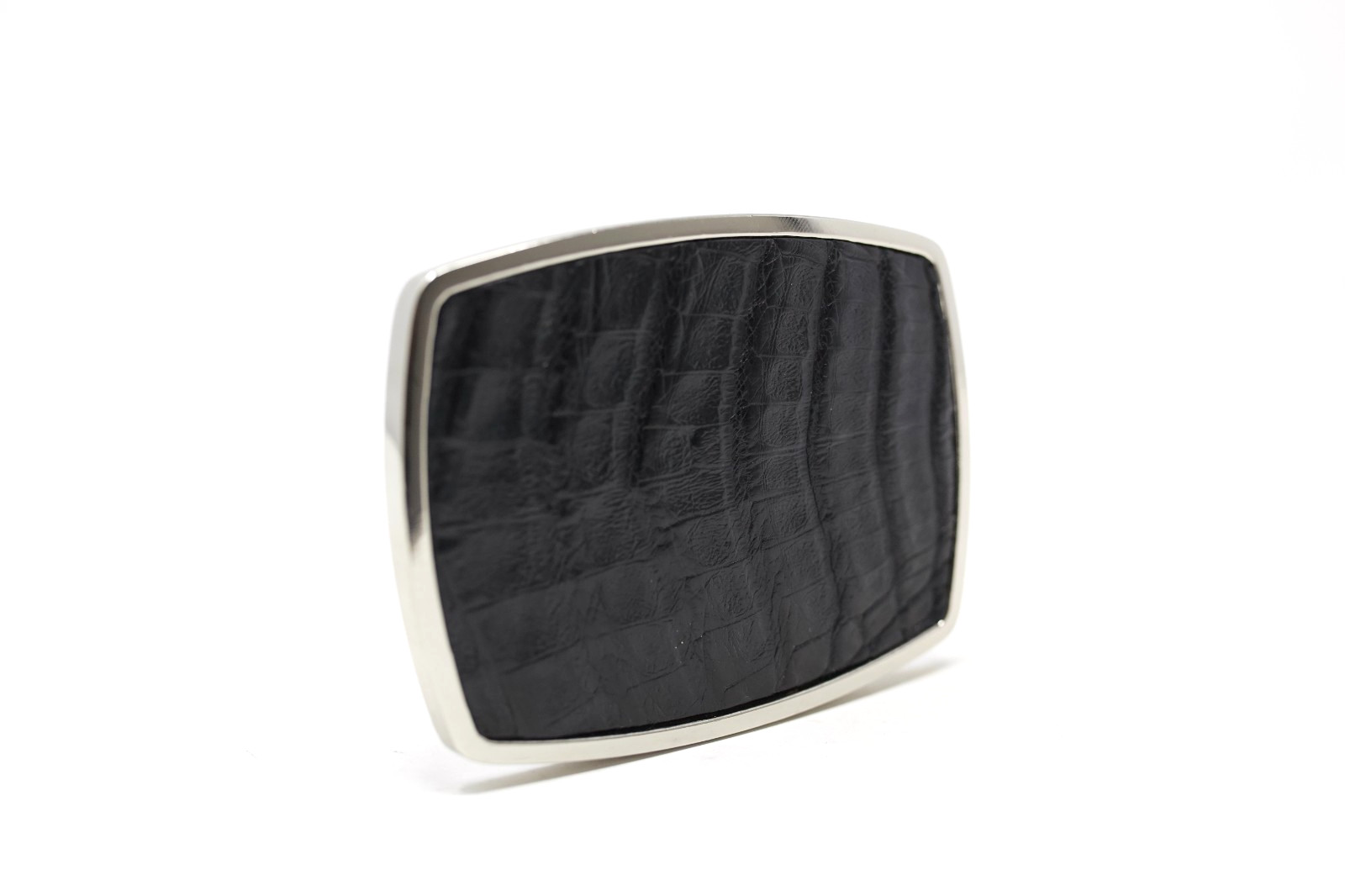 Caiman Belt Buckle, Exotic Belt Buckle, ( 1.5 ») Removable Western Buckle