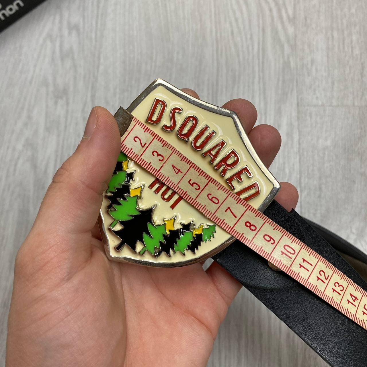 Vintage Dsquared2 Belt Buckle Keepin’ Me Hot Enamel Y2K Rare Designer Early 2000