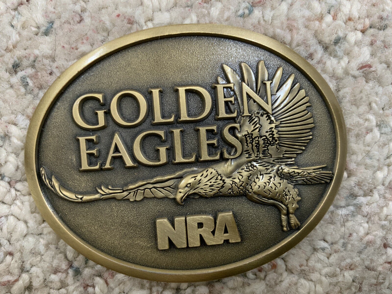 Golden Eagles NRA Belt Buckle Limited Edition 2013 Flying Eagle