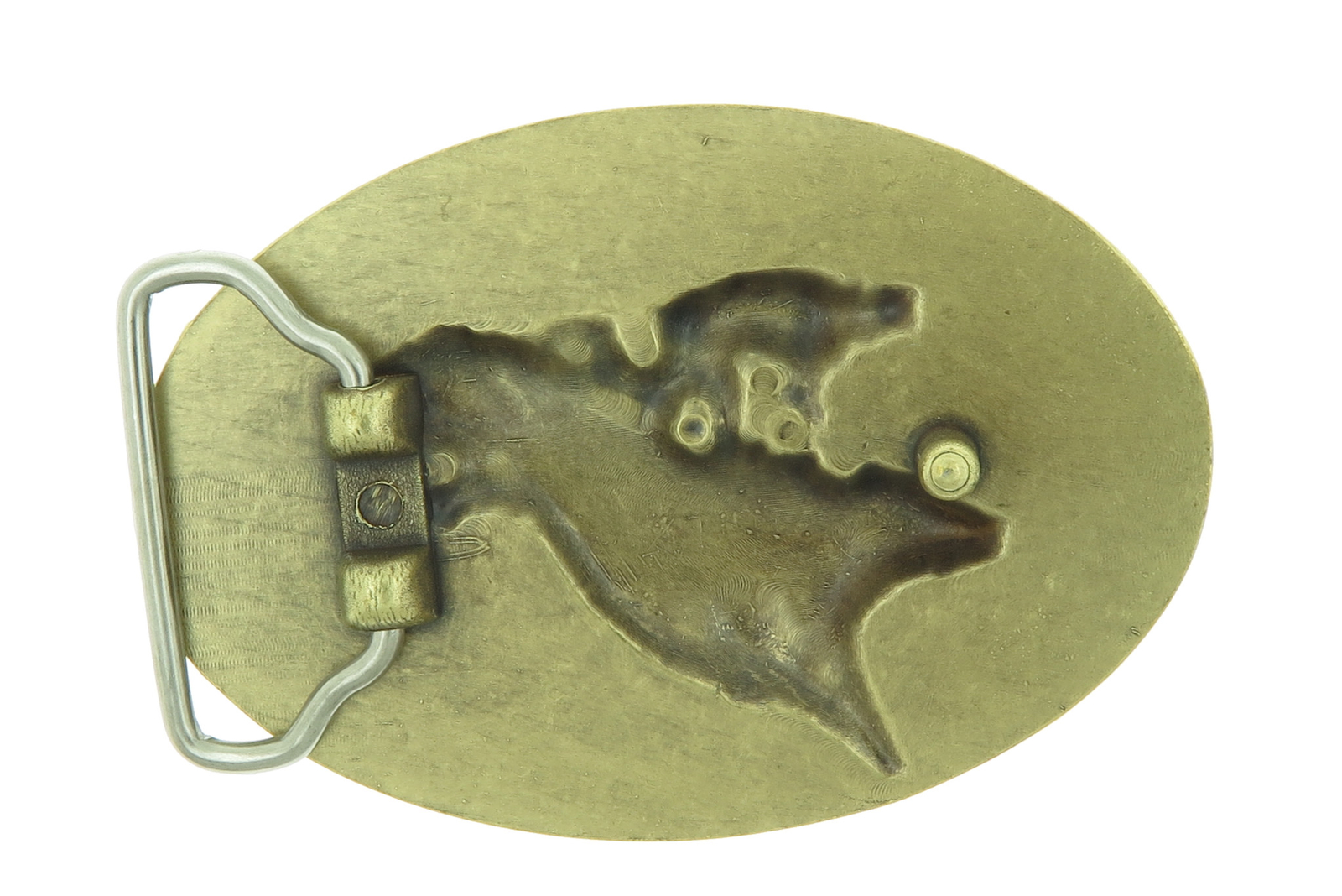 Cowboy Bull Rodeo Bronze-Plated Metal Belt Buckle