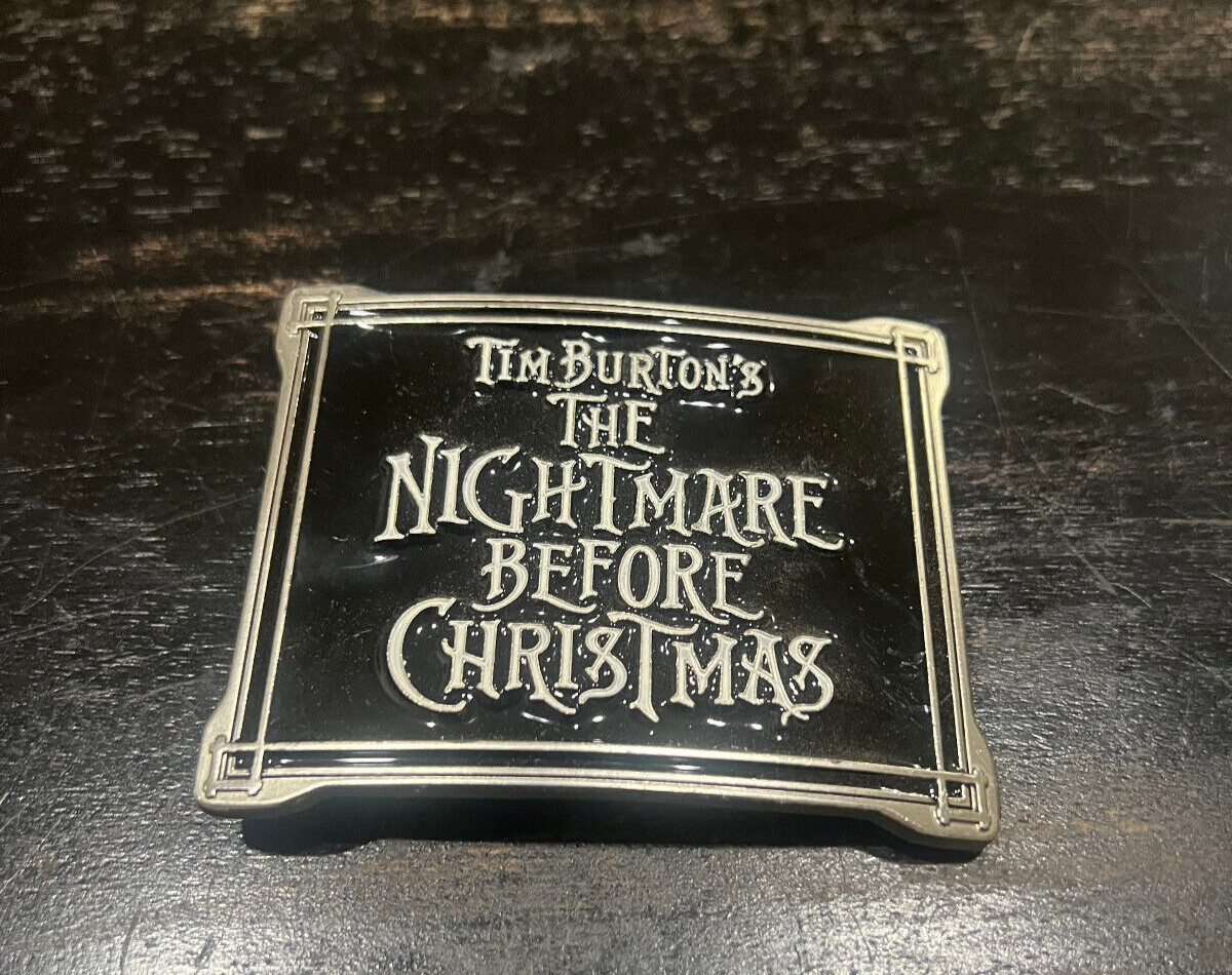 TIM BURTON&rsquo;S THE NIGHTMARE BEFORE CHRISTMAS Belt Buckle -Officially Licensed New