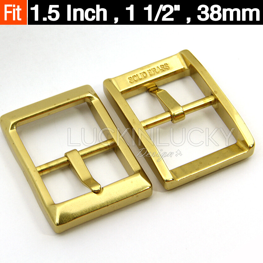 1 1/2&Prime;Solid Brass belt buckles Western Cowboy belt buckles for men 1.5 in wide