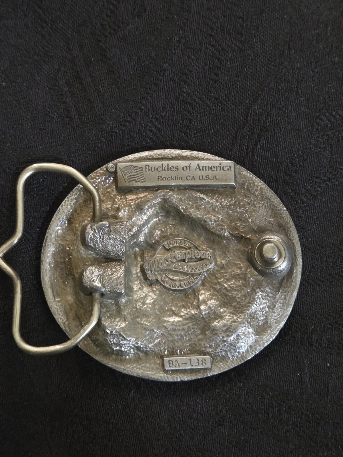 Buckles of America Men&rsquo;s Silver Buffalo Animal Western Belt Buckle Metal BA-138