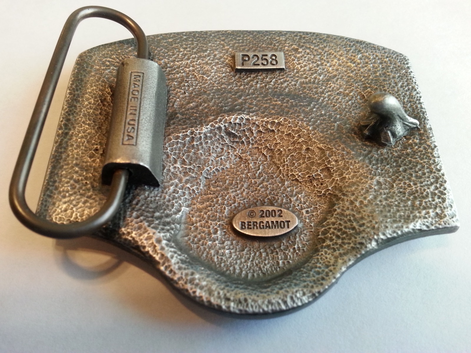 « MARINES RETIRED » SEMPER FI BUCKLE #P258 Bergamot Pewter