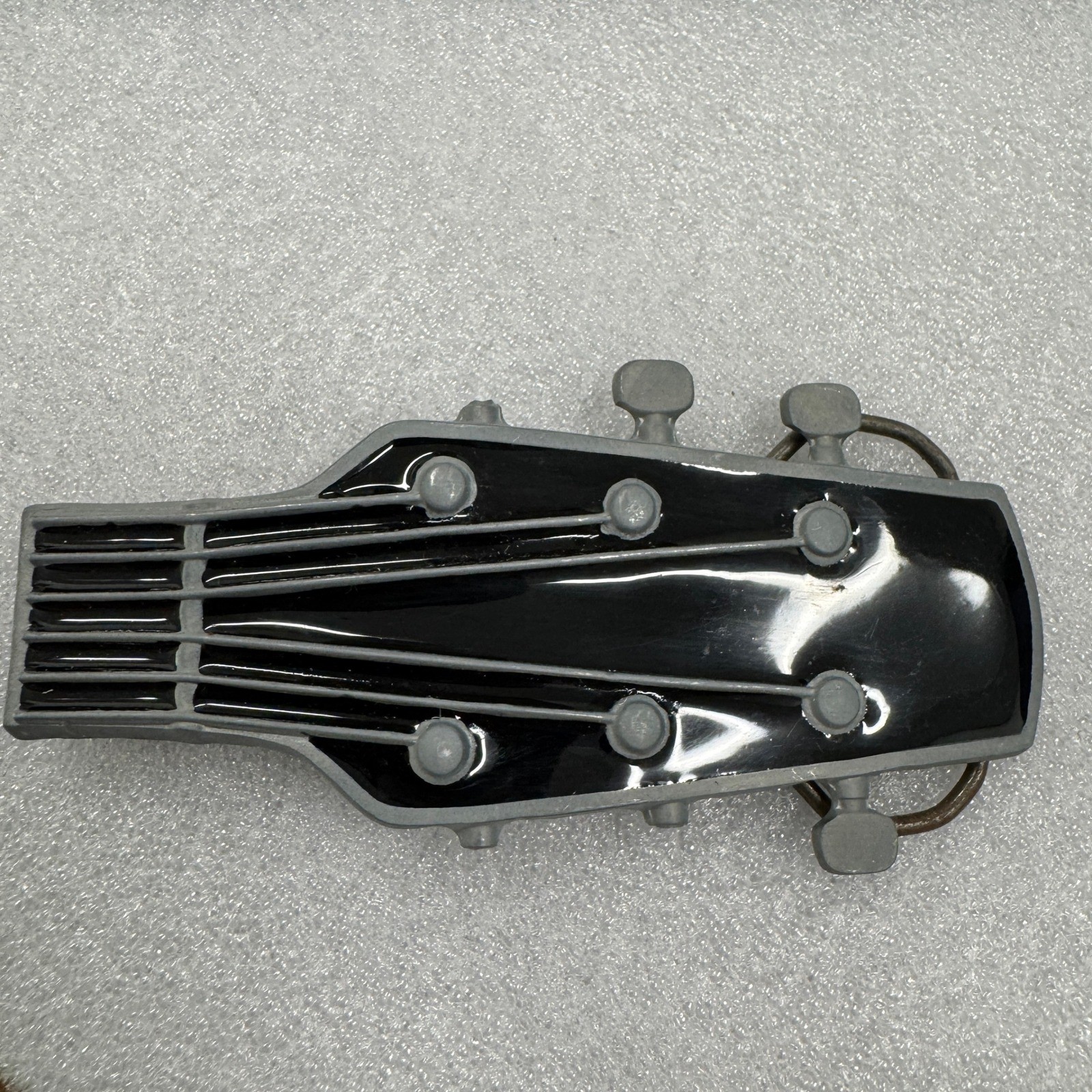 Great American Products 2008 Guitar Headstock Belt Buckle Black