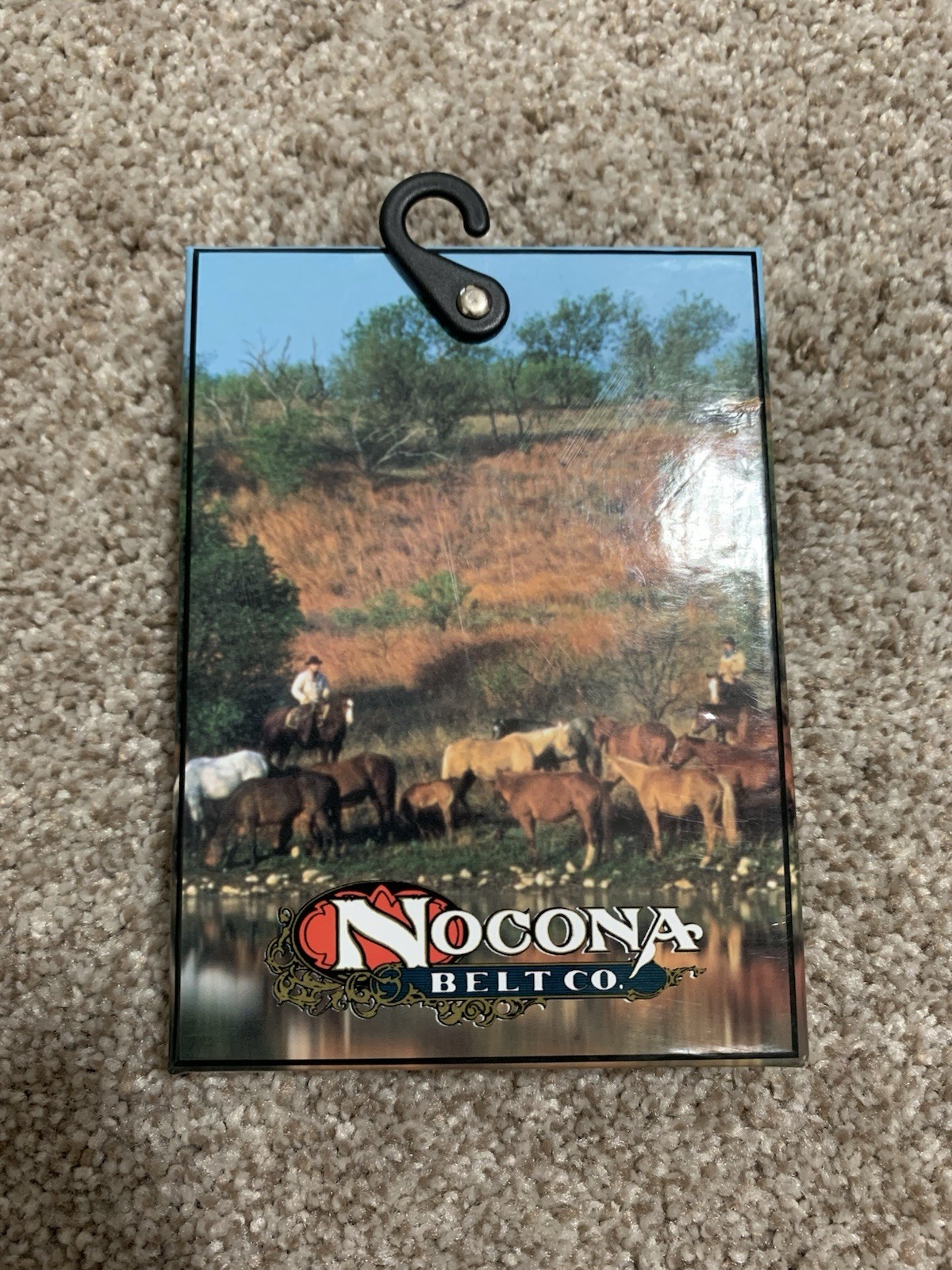 NOCONA Western Oval Belt Buckle TEXAS Floral 37674 Crumrine Rodeo New NWT
