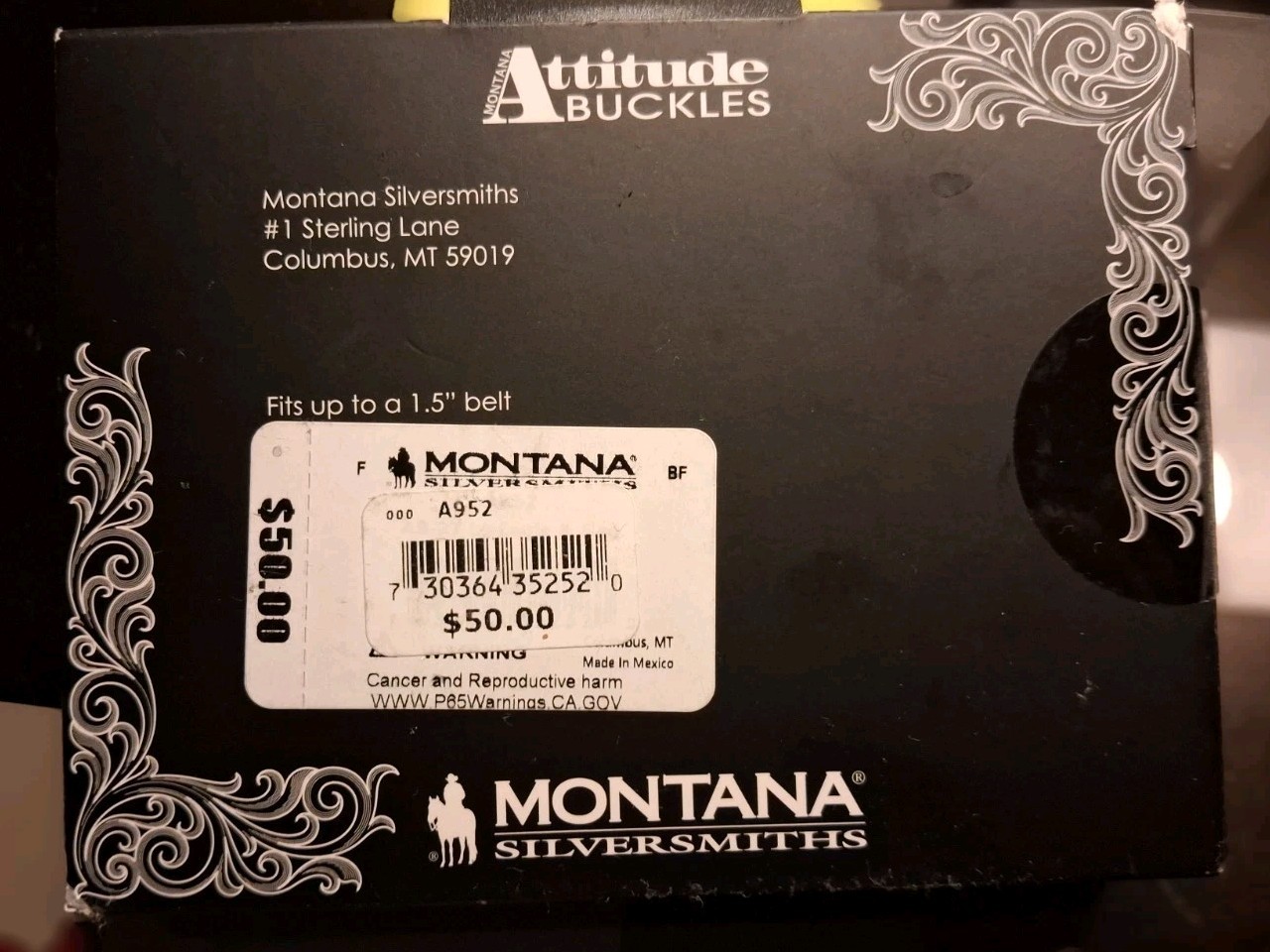 New! Montana Silversmiths &lsquo;SOARING LIBERTY&rsquo; ATTITUDE BELT BUCKLE w/ Flag & Eagle
