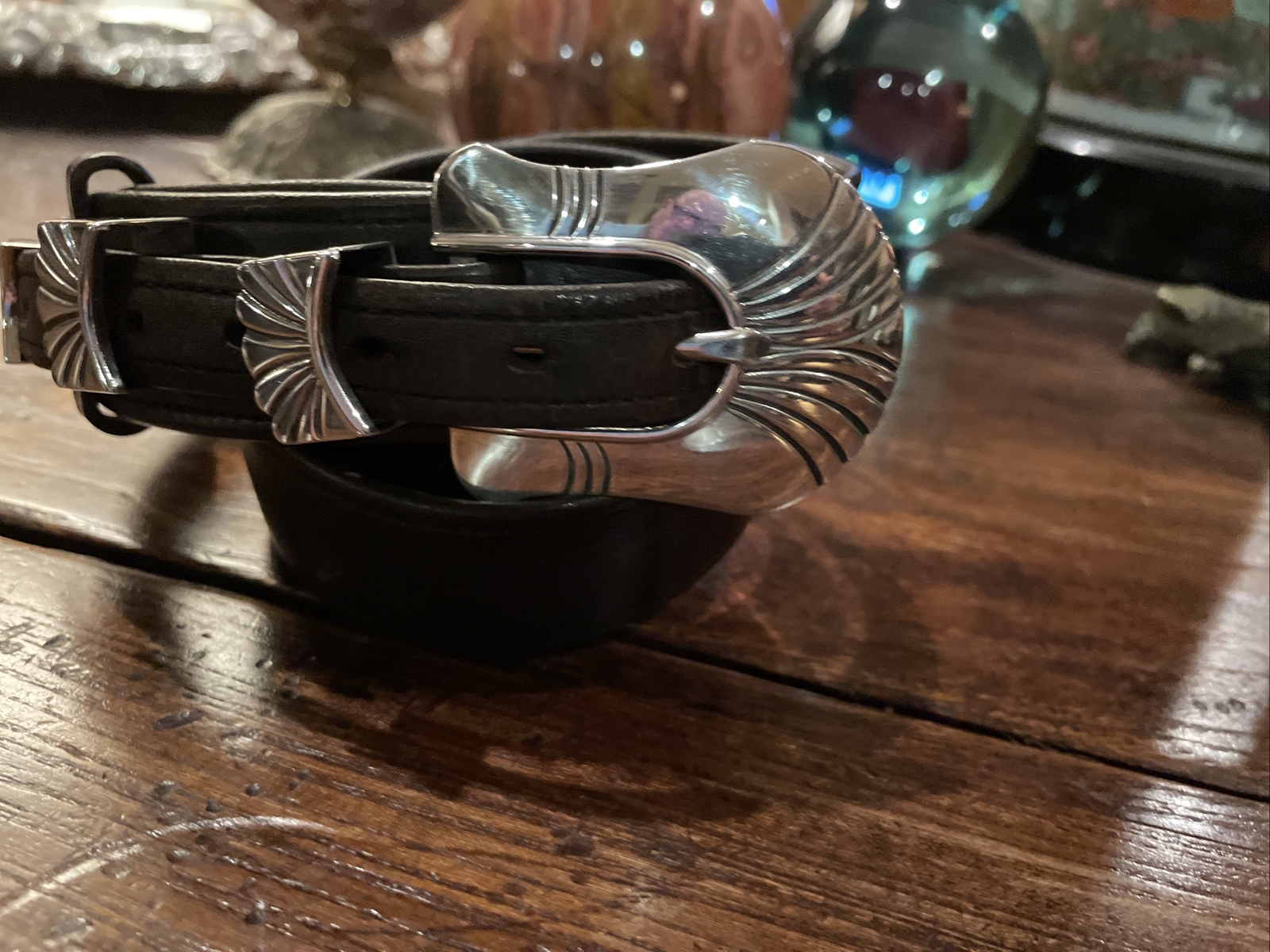 Alexander Kalifano James Reid Style Sterling Silver Belt Buckle 37-38-1.5”🐂✅