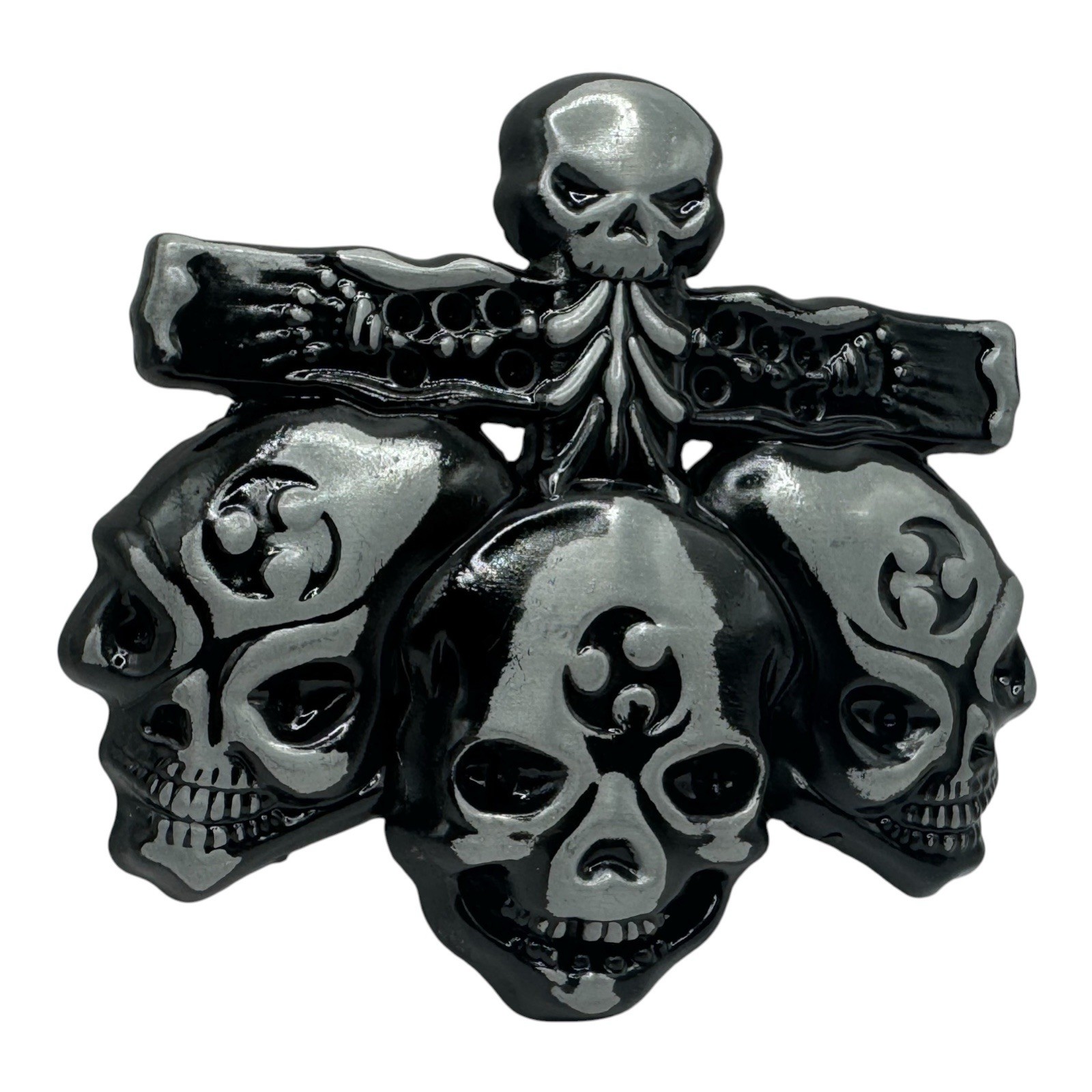 Gothic Style Skulls & Cross Belt Buckle Horror Halloween New