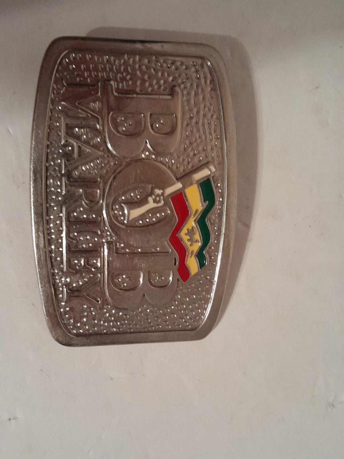 Brass Bob Marley Belt Buckle