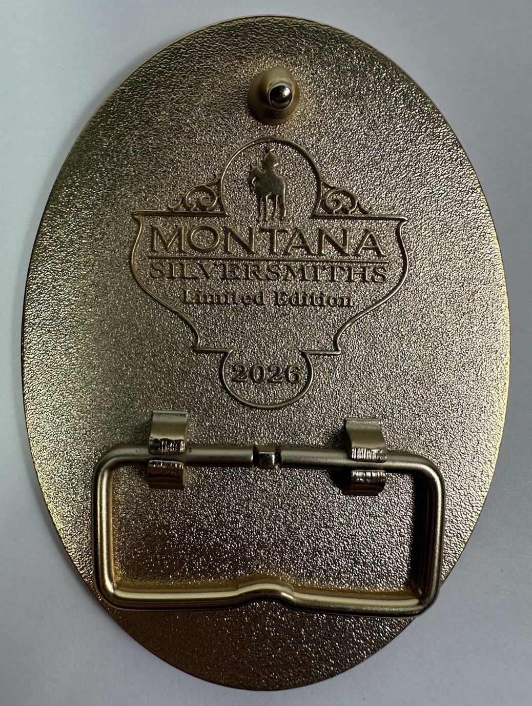 Pendleton Whiskey Belt Buckle -Let&rsquo;er Buck – Limited Edition Montana Silvers