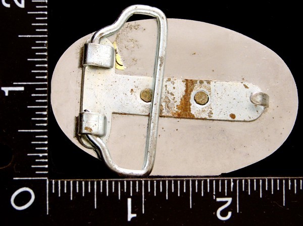 MG12131 VINTAGE ***COVERED WESTERN WAGON*** SILVERTONE BELT BUCKLE