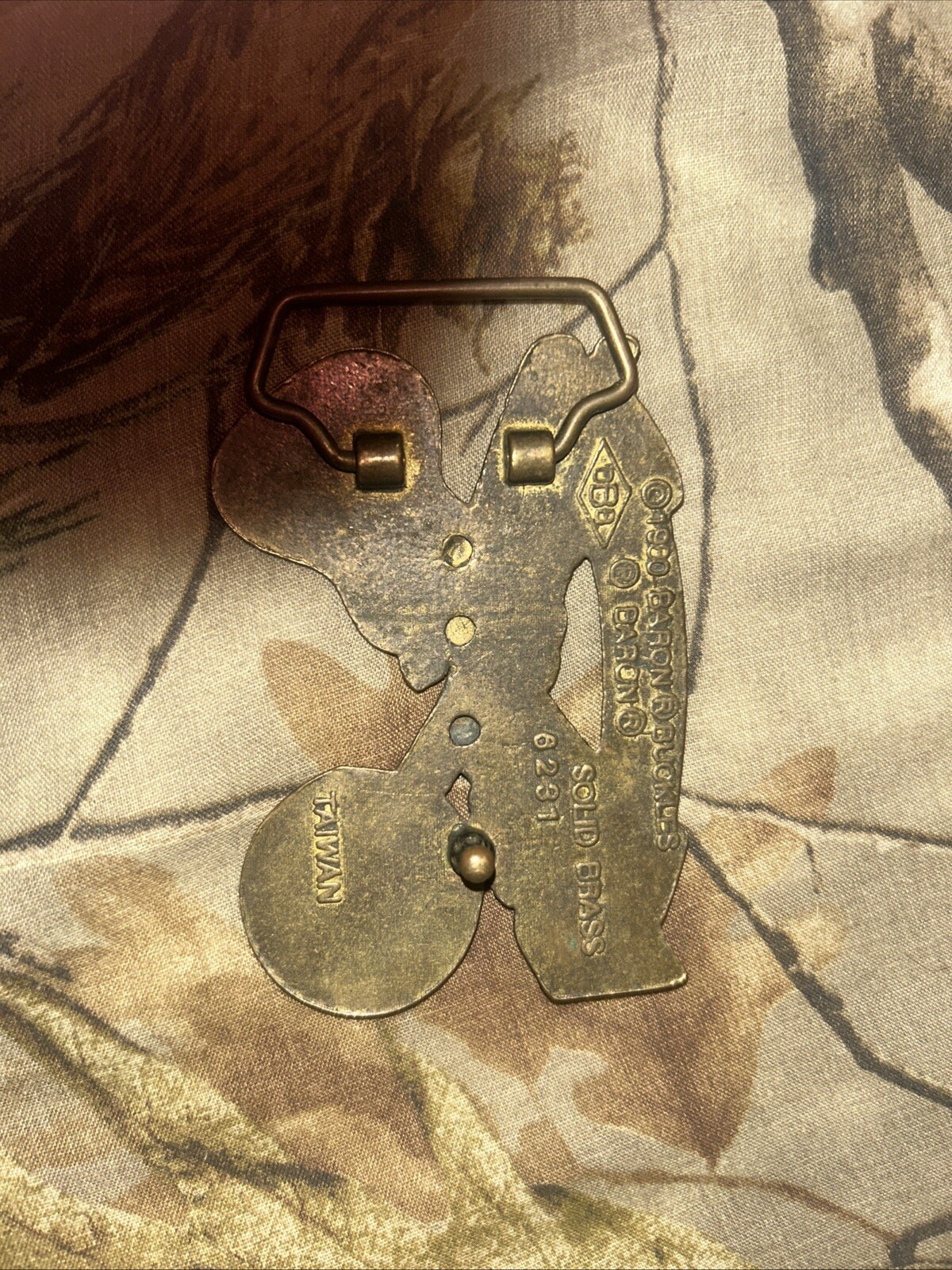 Brass Bluegrass Belt Buckle