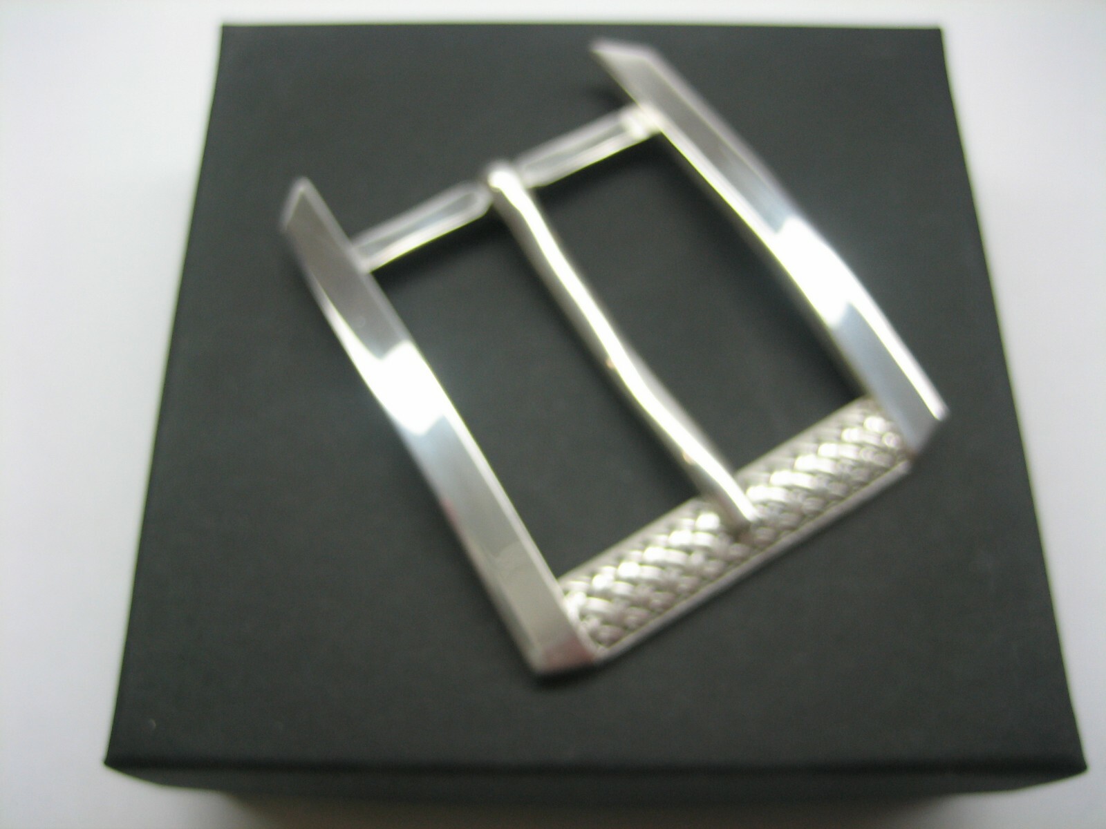 STERLING SILVER 925 BUCKLE WITH GENUINE LIZARD 1.5&Prime; BELT MADE IN U.S.A.