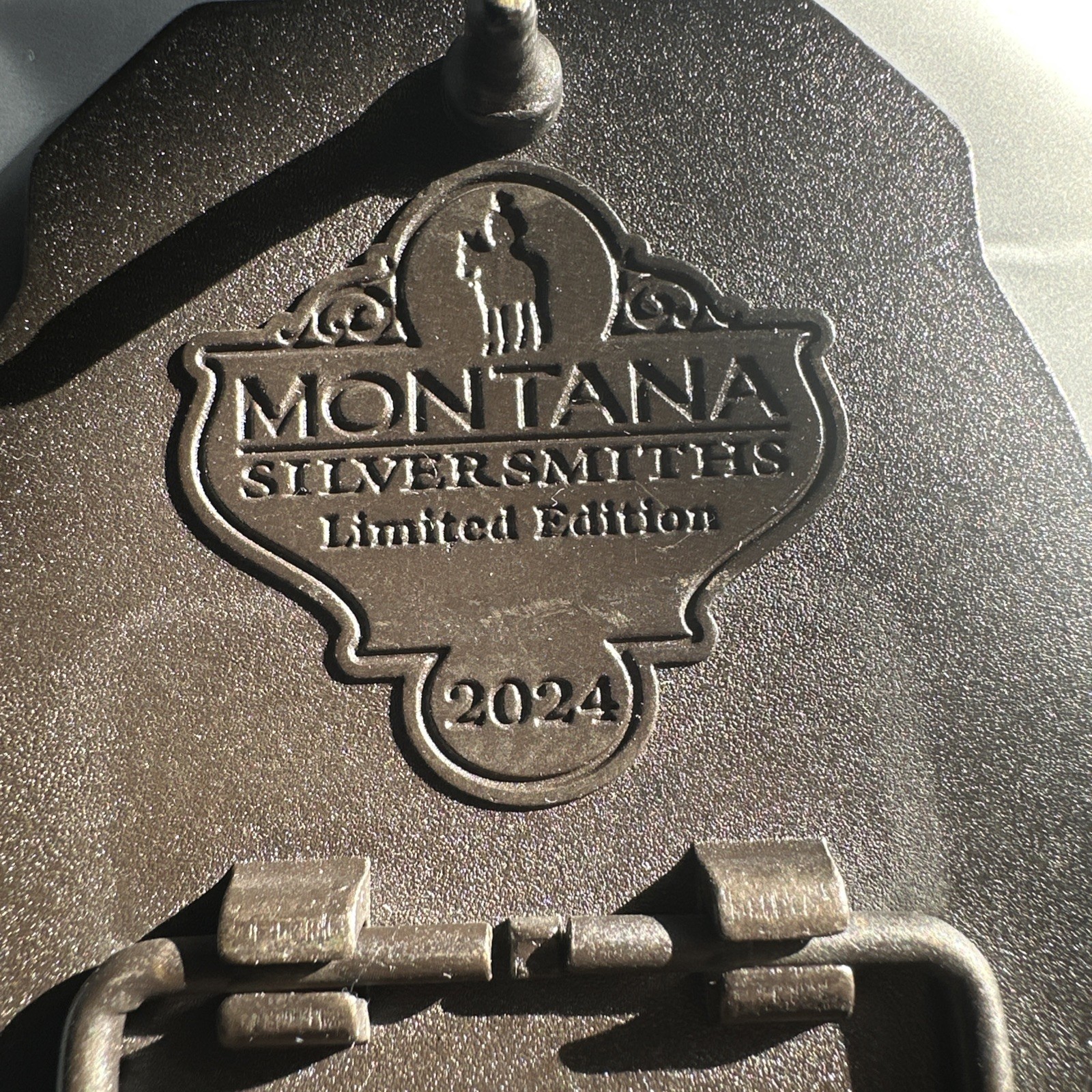 Pendleton Whiskey Belt Buckle 2024 Let&rsquo;er Buck Promo Montana Silversmiths GMP488