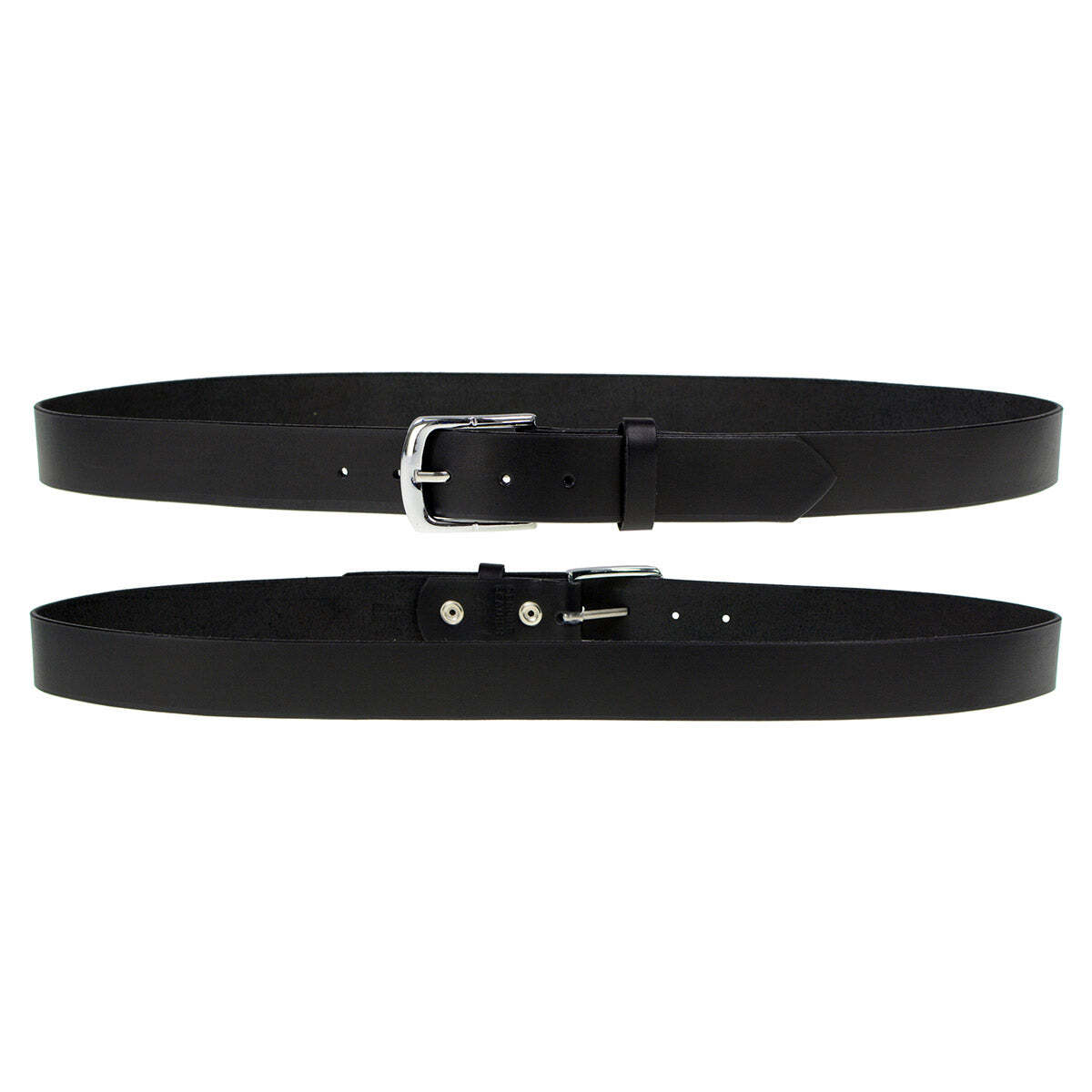 Milwaukee Leather MP7114 Men&rsquo;s Light Black Genuine Leather Belt with Interchange