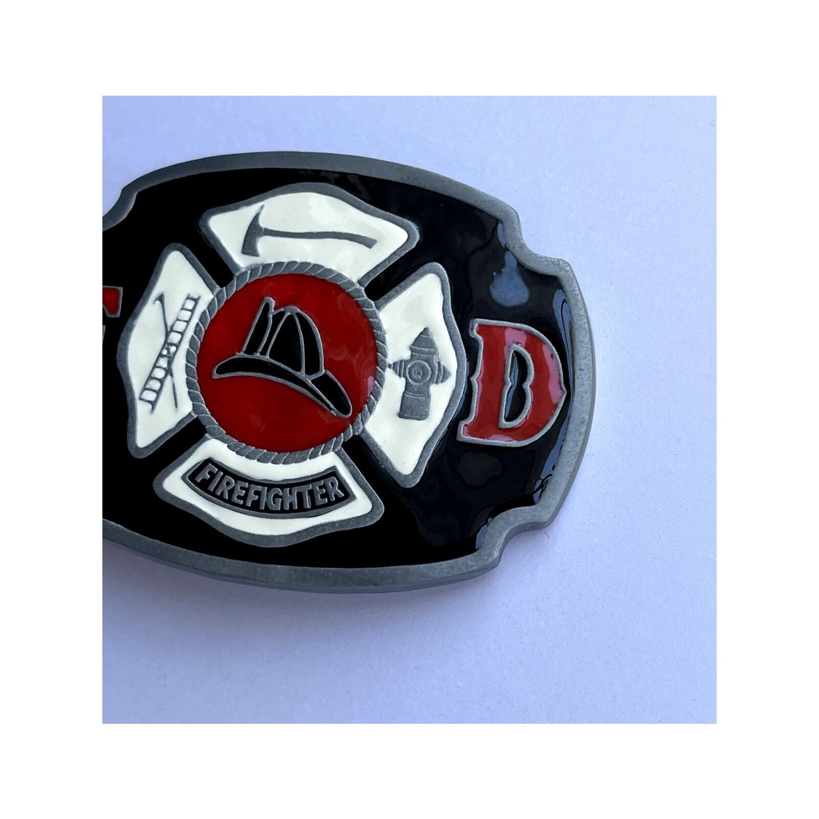 Fire Department FD Firefighter Belt Buckle First Responders NOS